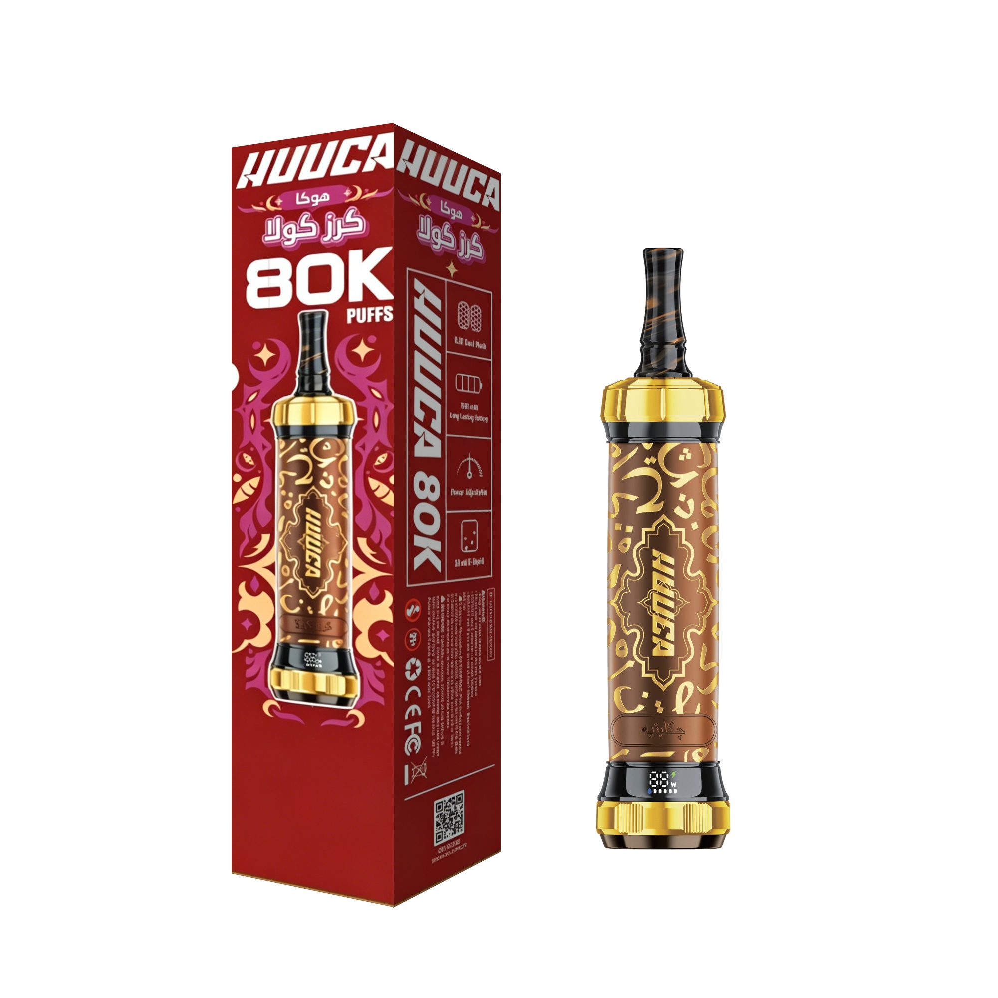 HUUCA 80K 3mg DTL Disposable Vape