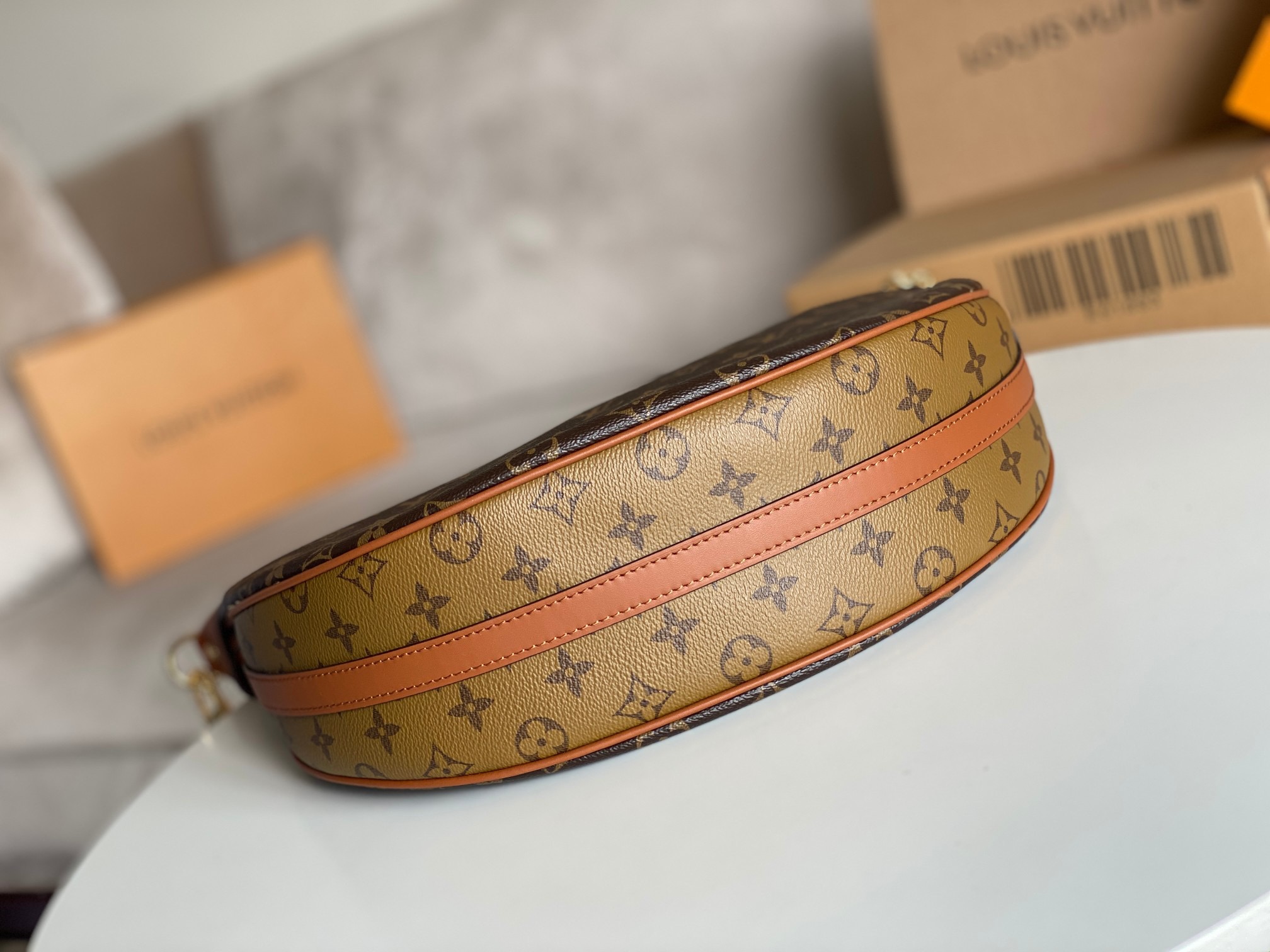 Louis Vuitton LV runway style moon shoulder bag crossbody bag