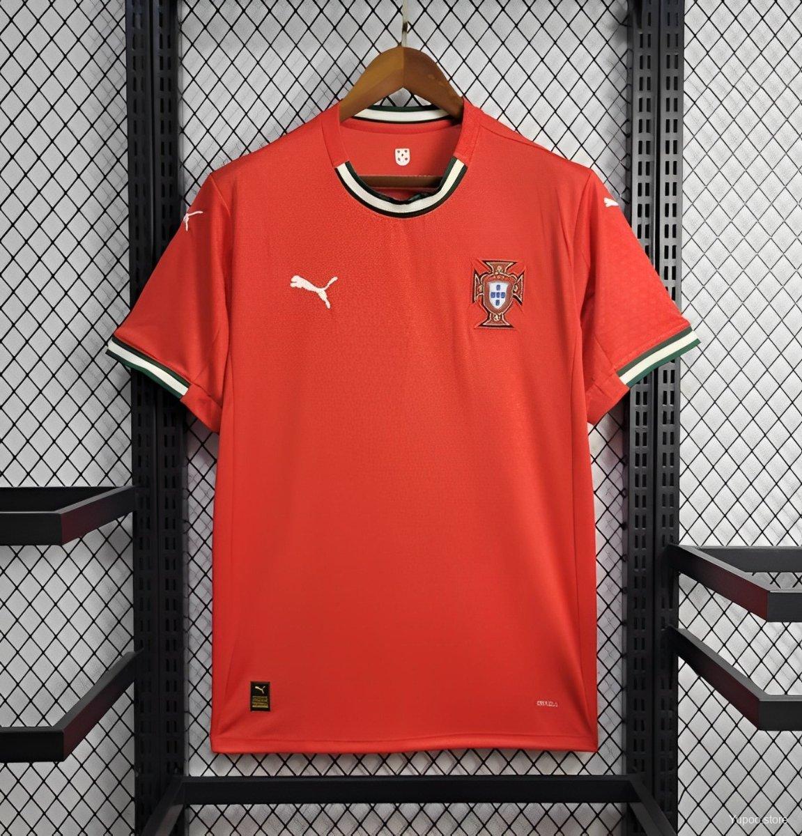 2025 Long Sleeve Portugal Home Jersey