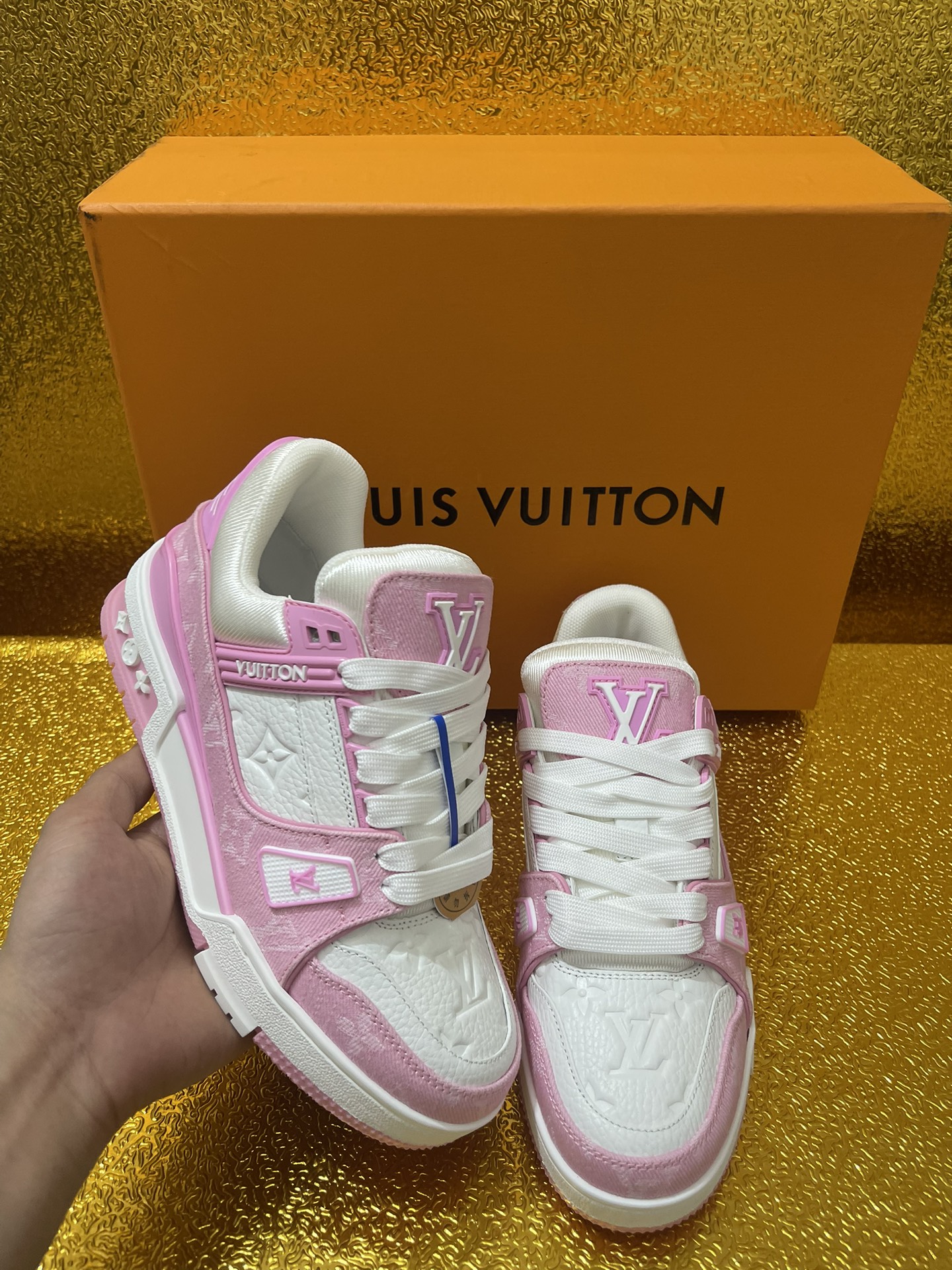 Women's LV Trainer Sport Shoes