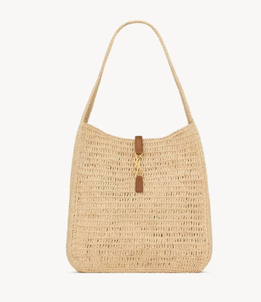Saint Laurent Naturel Raffia LE 5 À 7 Large Bag 753837