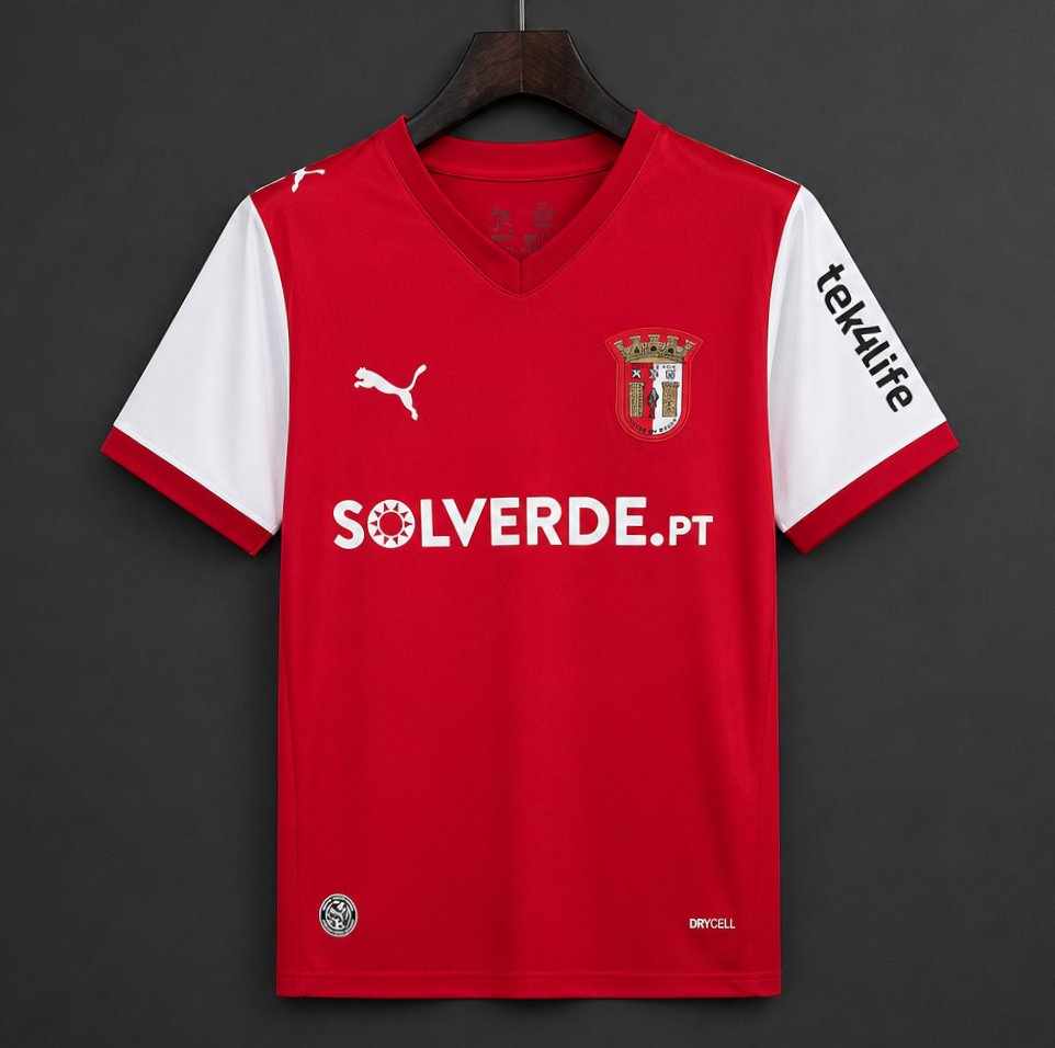 26/27 Braga Home Jersey S-4XL - musan