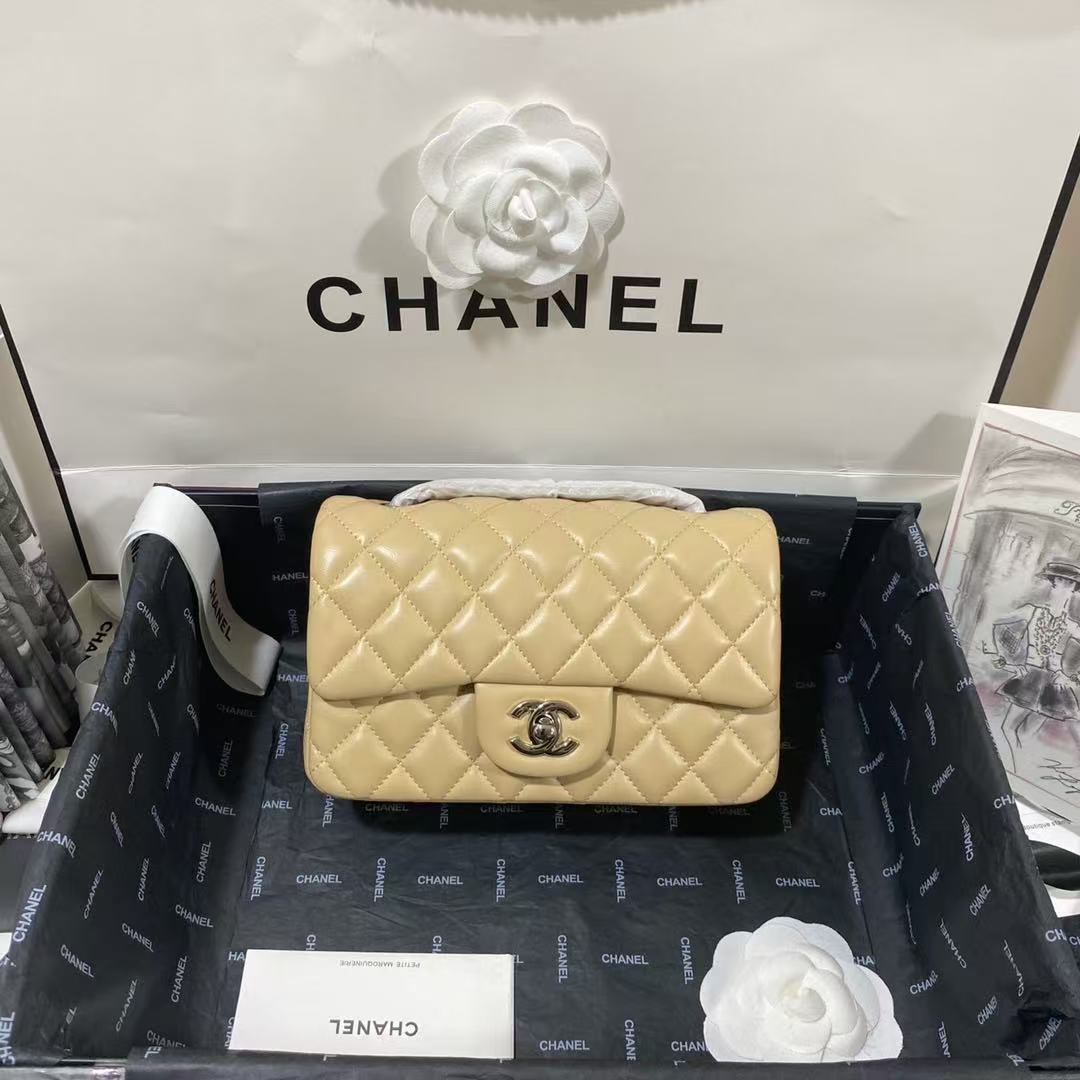 Chanel CF Little Lambskin Crossbody Bag