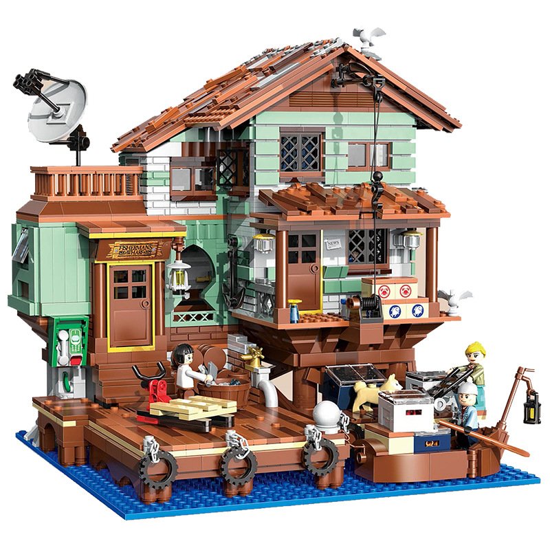QunLong 00421 - Fishman's Wharf(Mini Block)