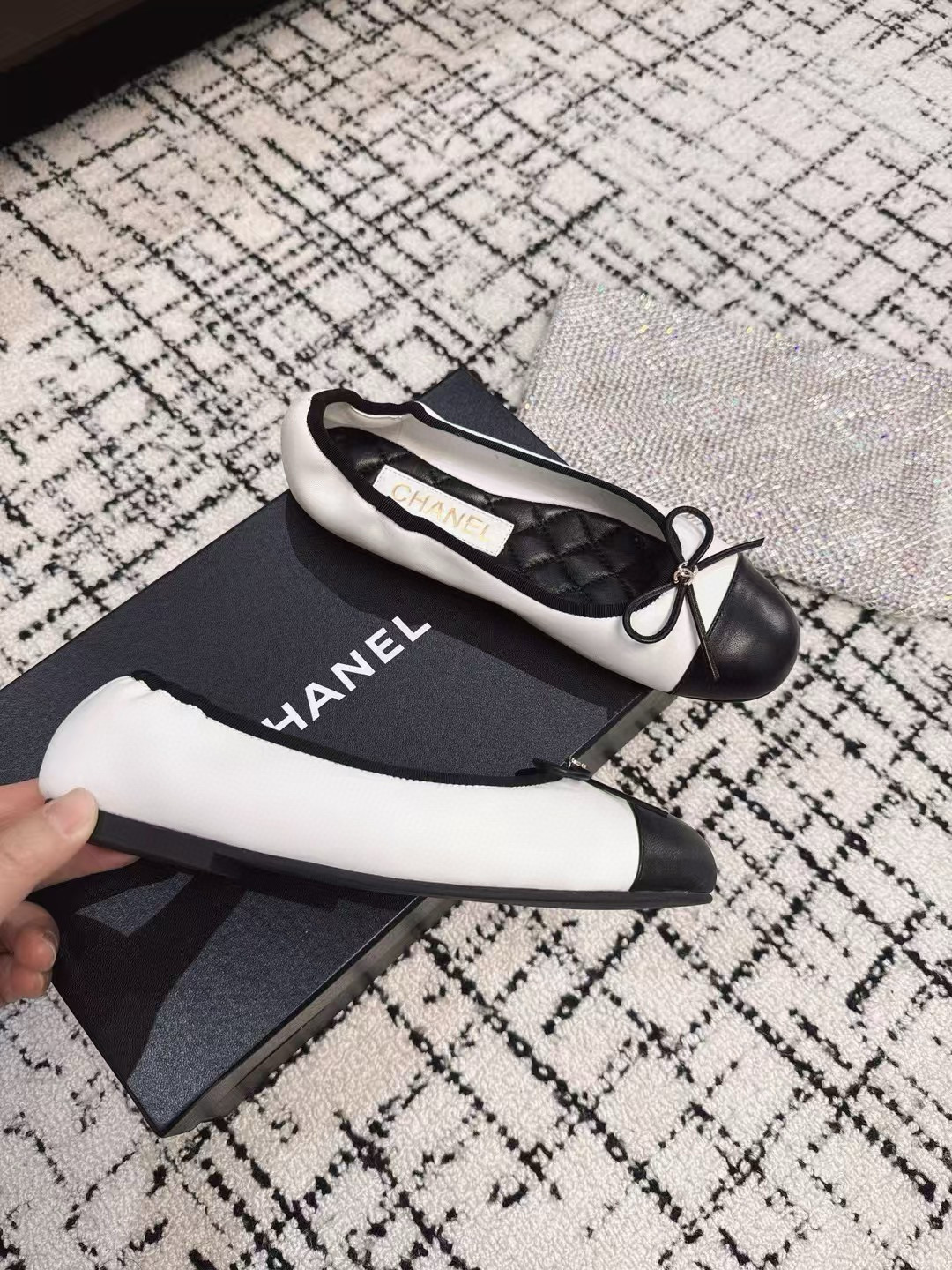 Chanel Leather Ballet Flats