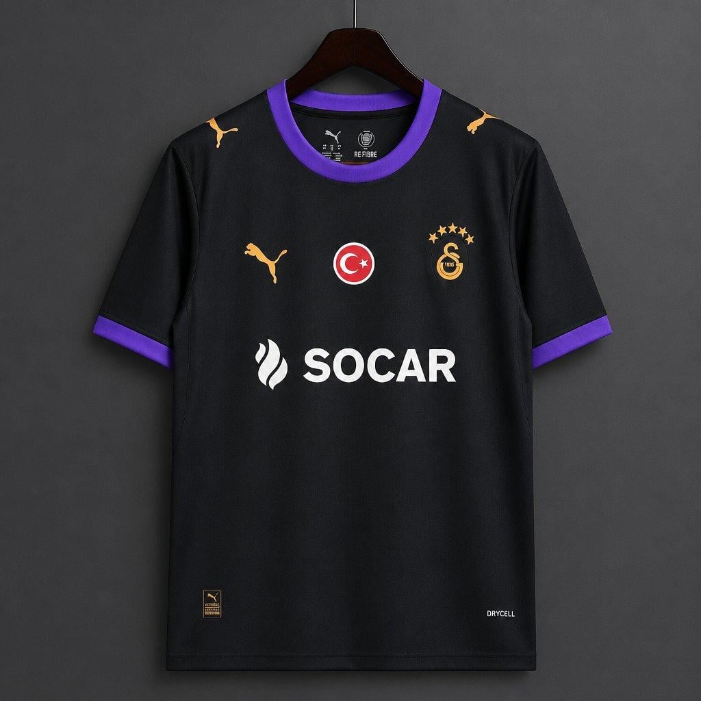 26/27 Galatasaray Third Black Jersey S-4XL