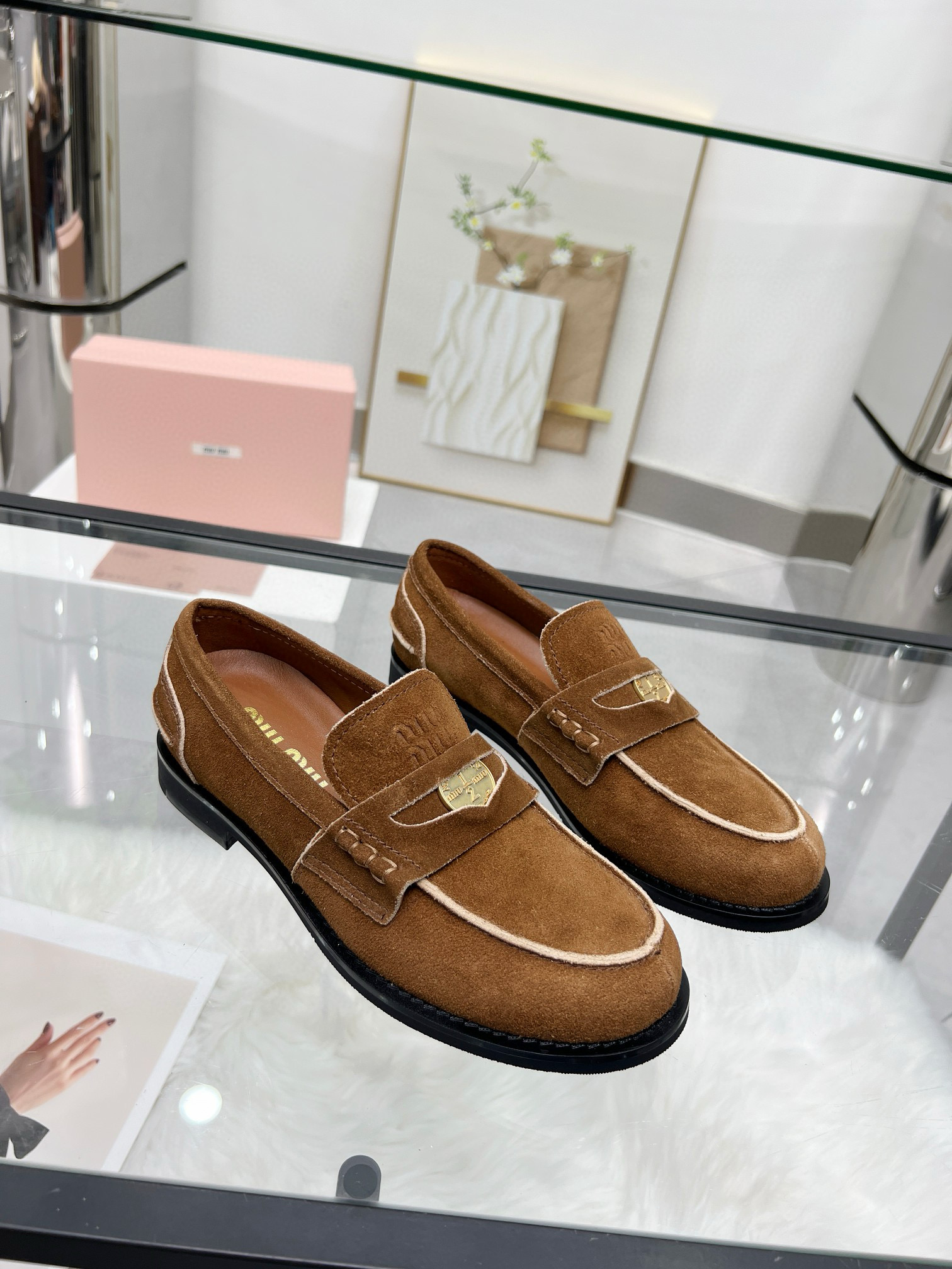 Miu Miu Suede Loafer