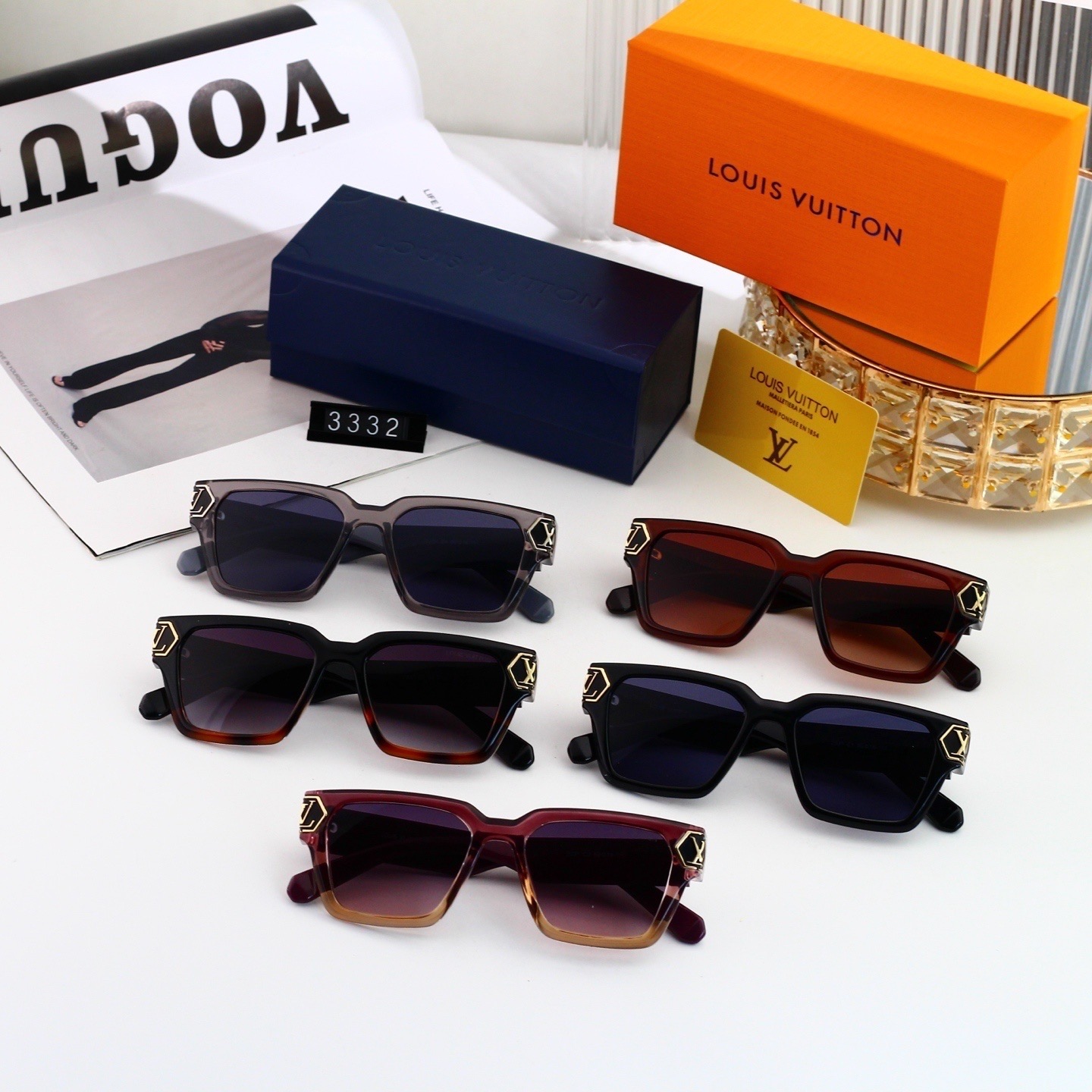 Louis Vuitton LV  1.1 Millionaires Sunglasses Top quality - KAIROO