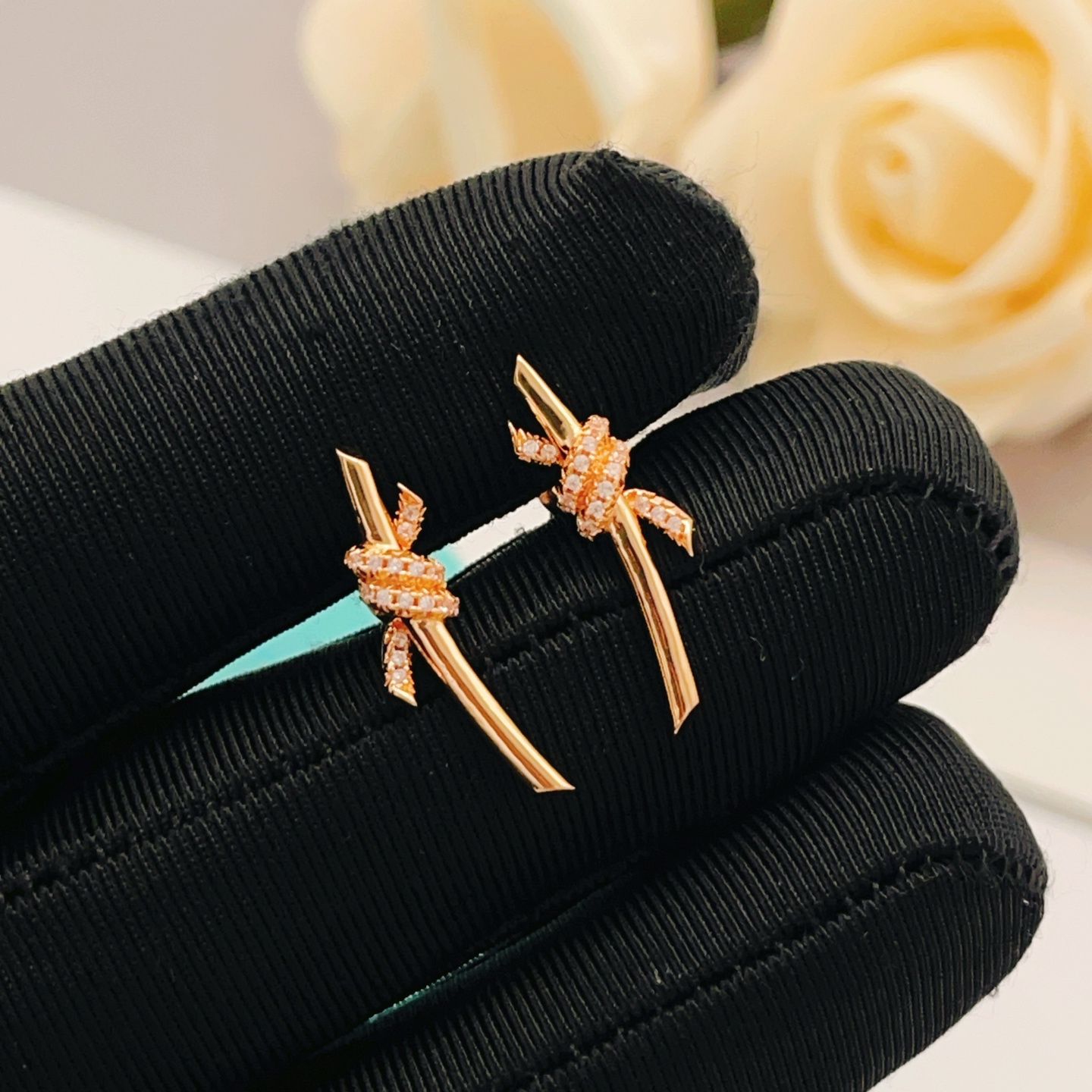 Tiffany Fashion Earrings-Pink Gold