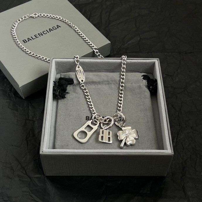 Balenciaga Unisex Necklace 52cm