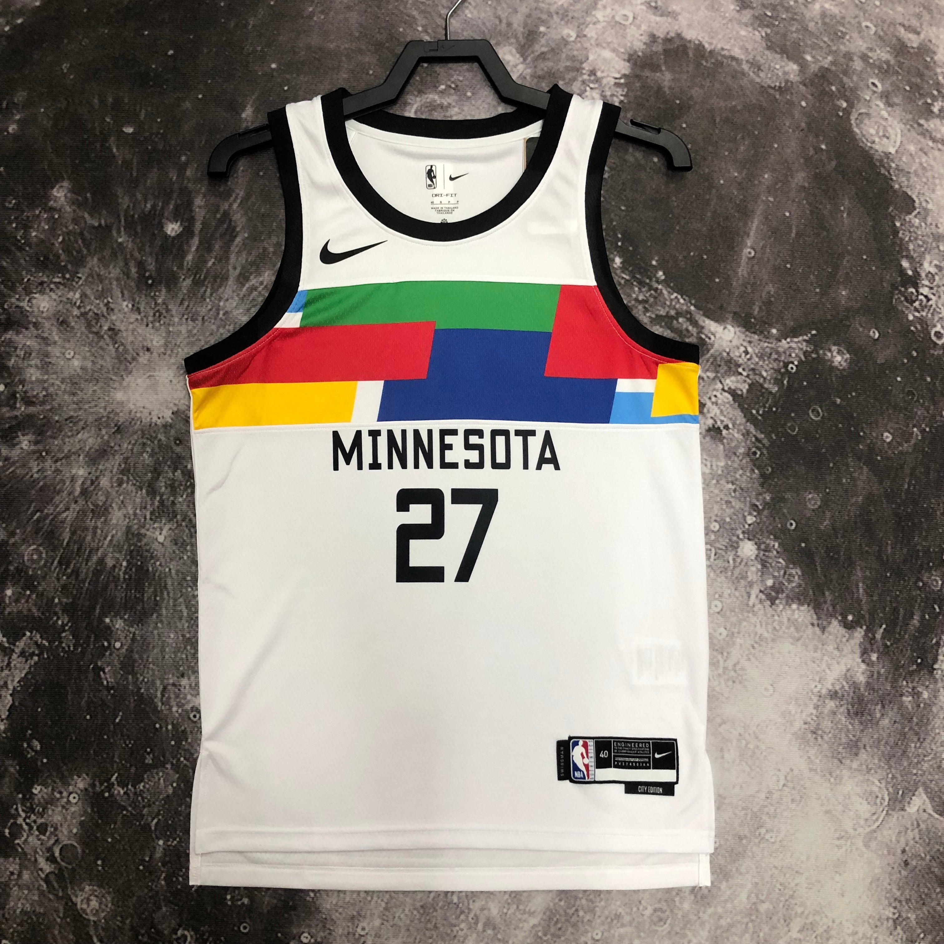 23 SEASON MINNESOTA TIMBERWOLVES CITY VERSION  NO.27 GOBERT