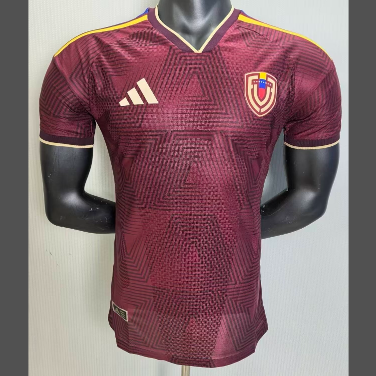 Player 2026 Mens Venezuela World Cup Home Jersey S-4XL