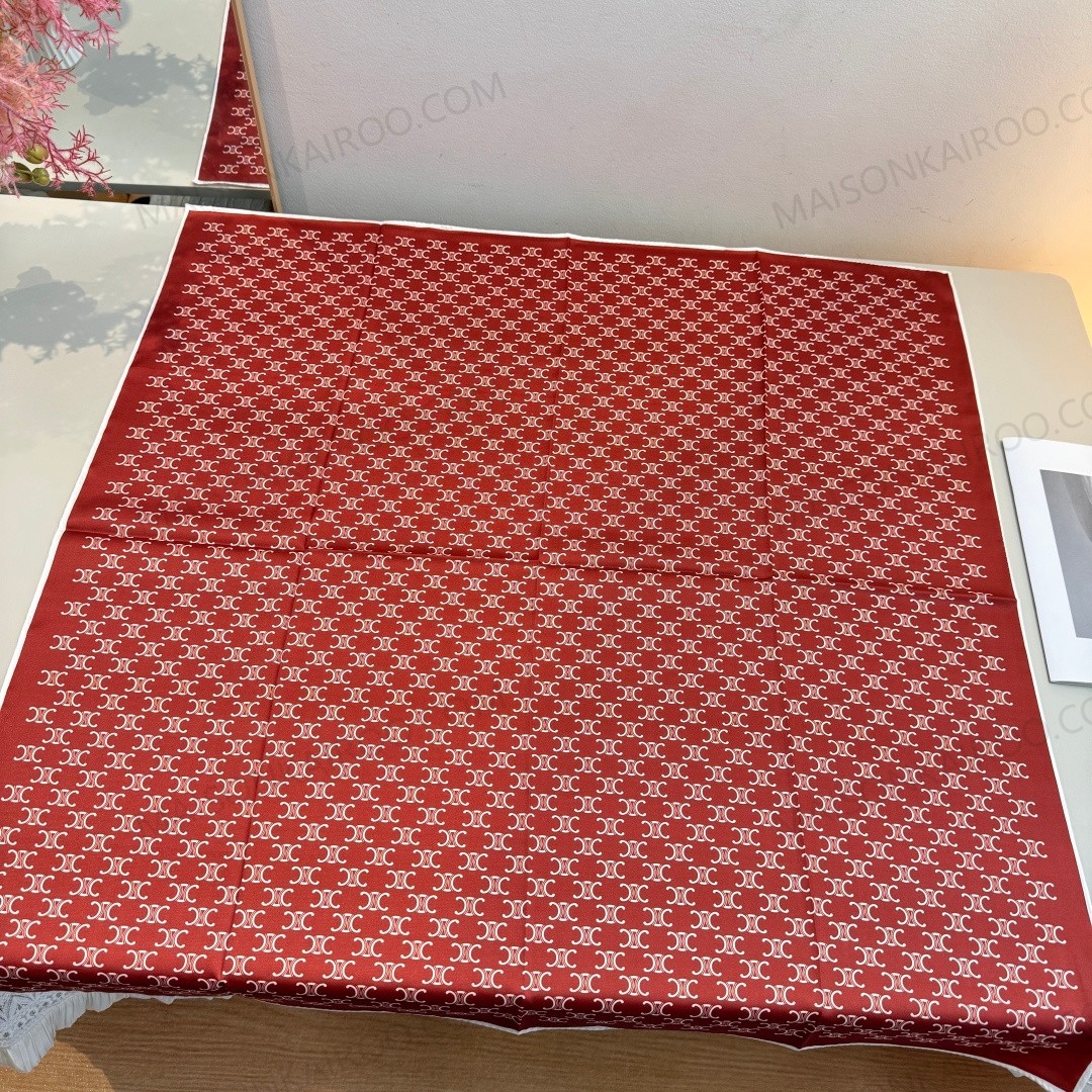 Celine Triomphe 90 Silk Scarf - KAIROO