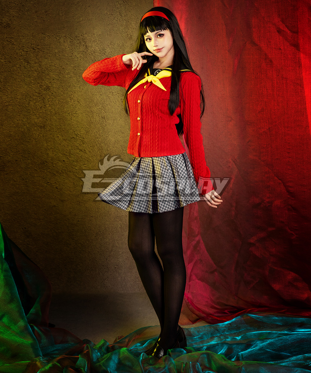 Persona 4 Yukiko Amagi School Uniform Cosplay Costume