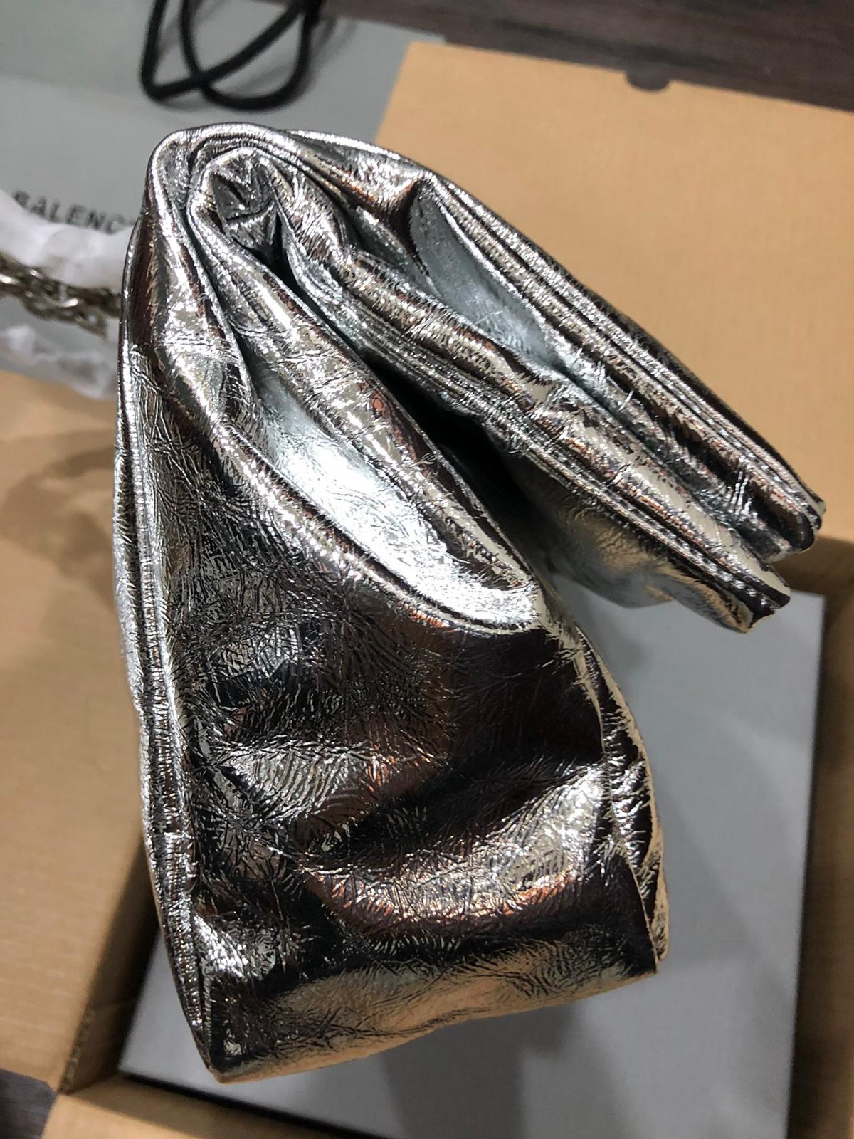 Balenciaga Monaco Silver crossbody bag