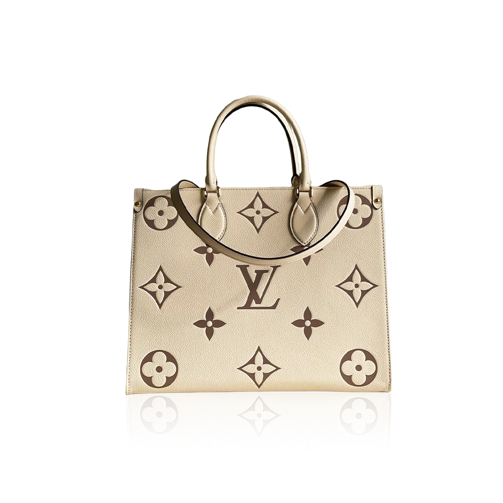 Louis Vuitton LV White Empreinte Onthego MM M45495