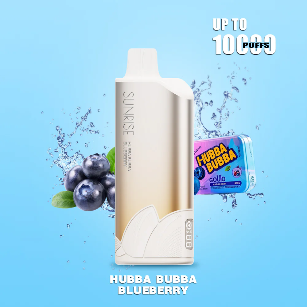 GROO SUNRISE 10K Disposable Vape – Hubba Bubba Blueberry - Vaba Vape-Shop