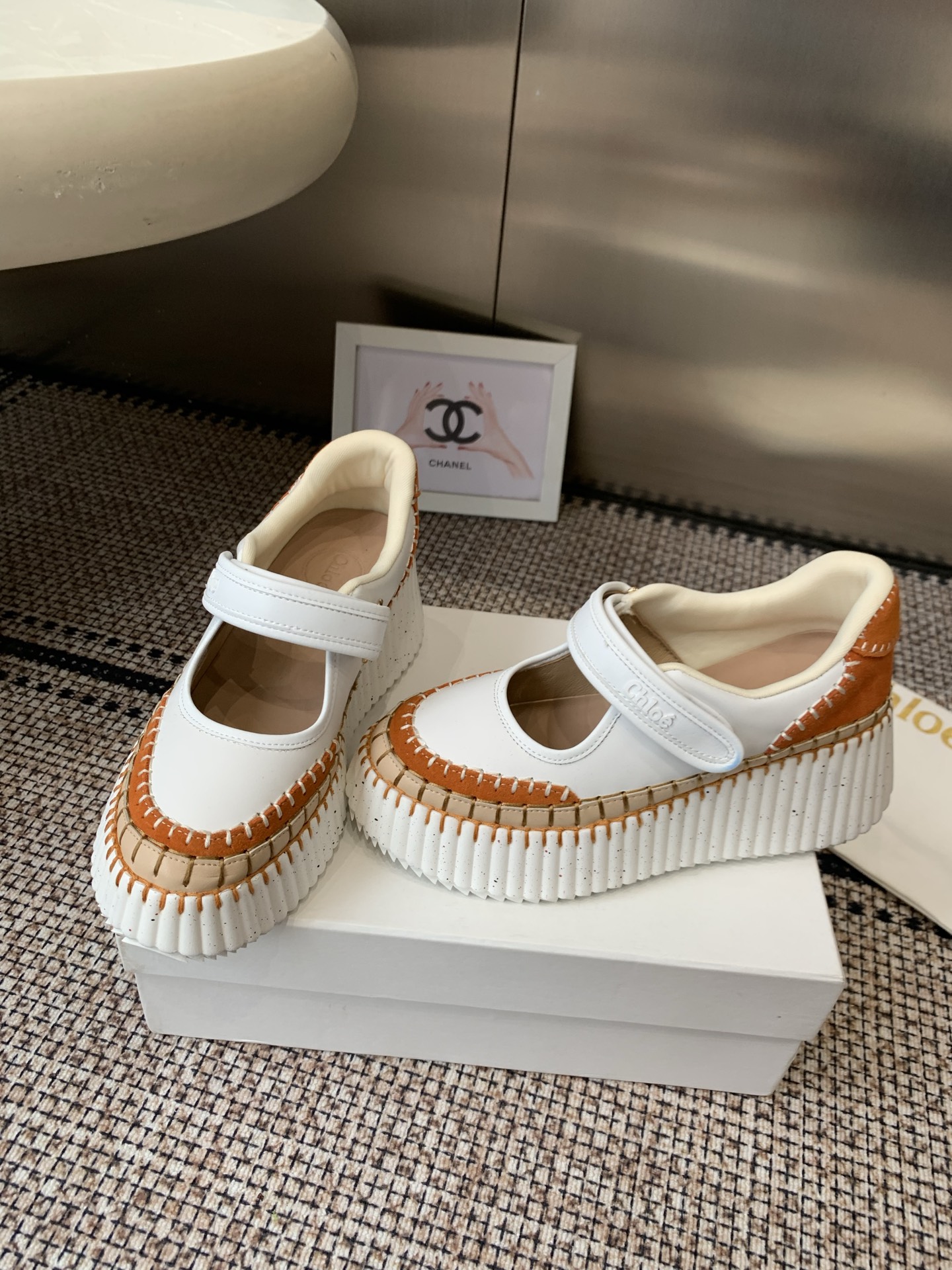 Chloe Nama Wedge Sandals