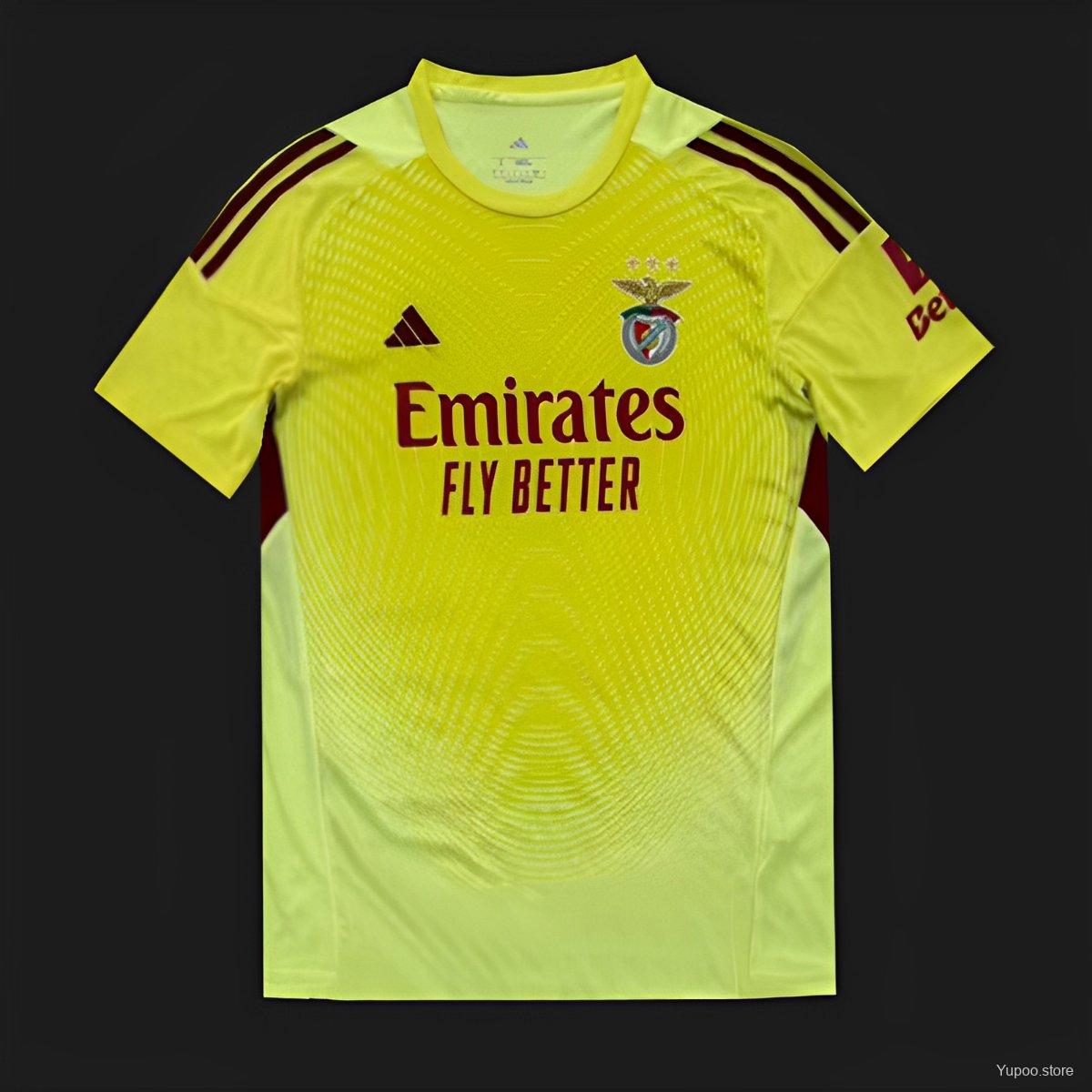 25/26 Benfica Yellow Goalkeeper Jersey S-2XL