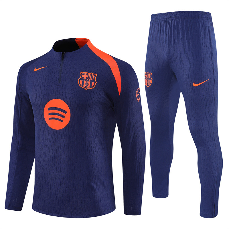 Adult / Kids Barcelona 25/26 Half Zipper Training Suit T90