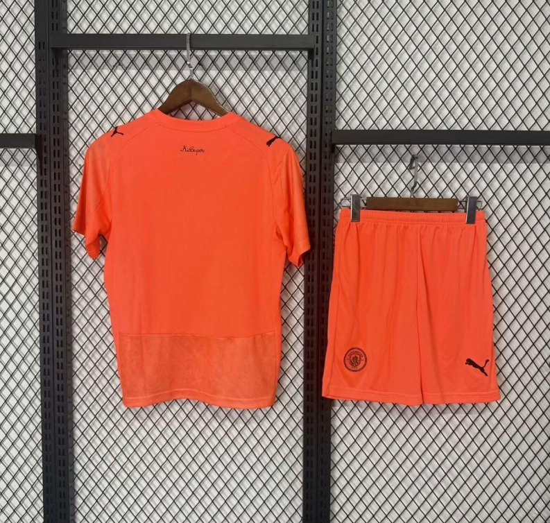 25/26 Kids KIDSUPER x MANCHESTER CITY Orange Jersey 16-28