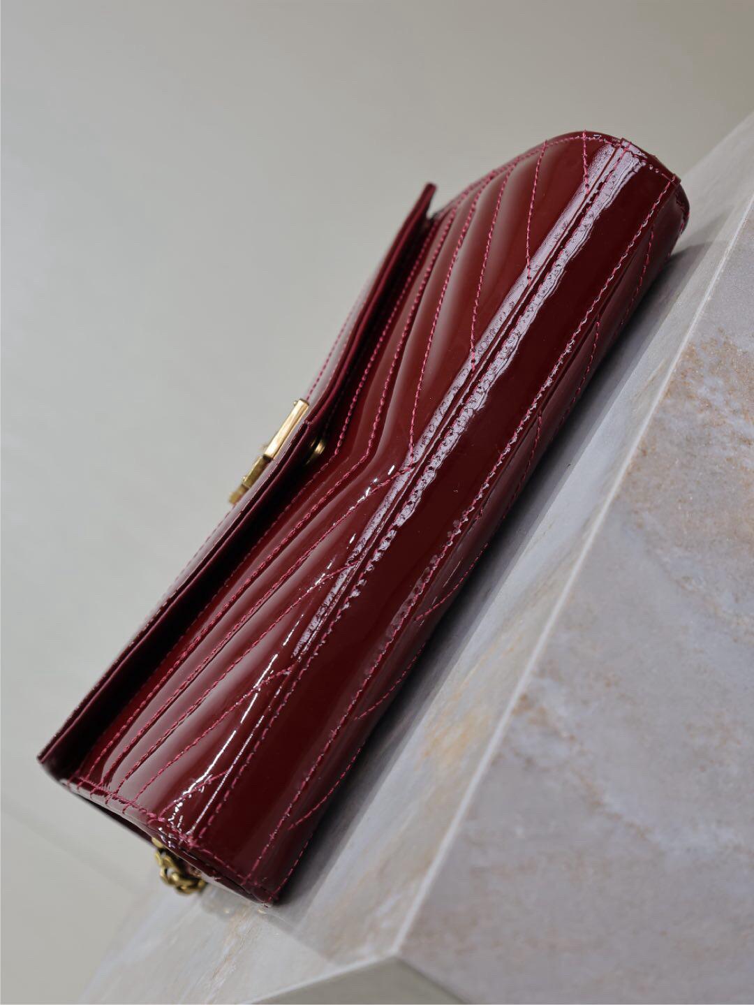 Saint Laurent YSL Classic Bag Dark Red Wine