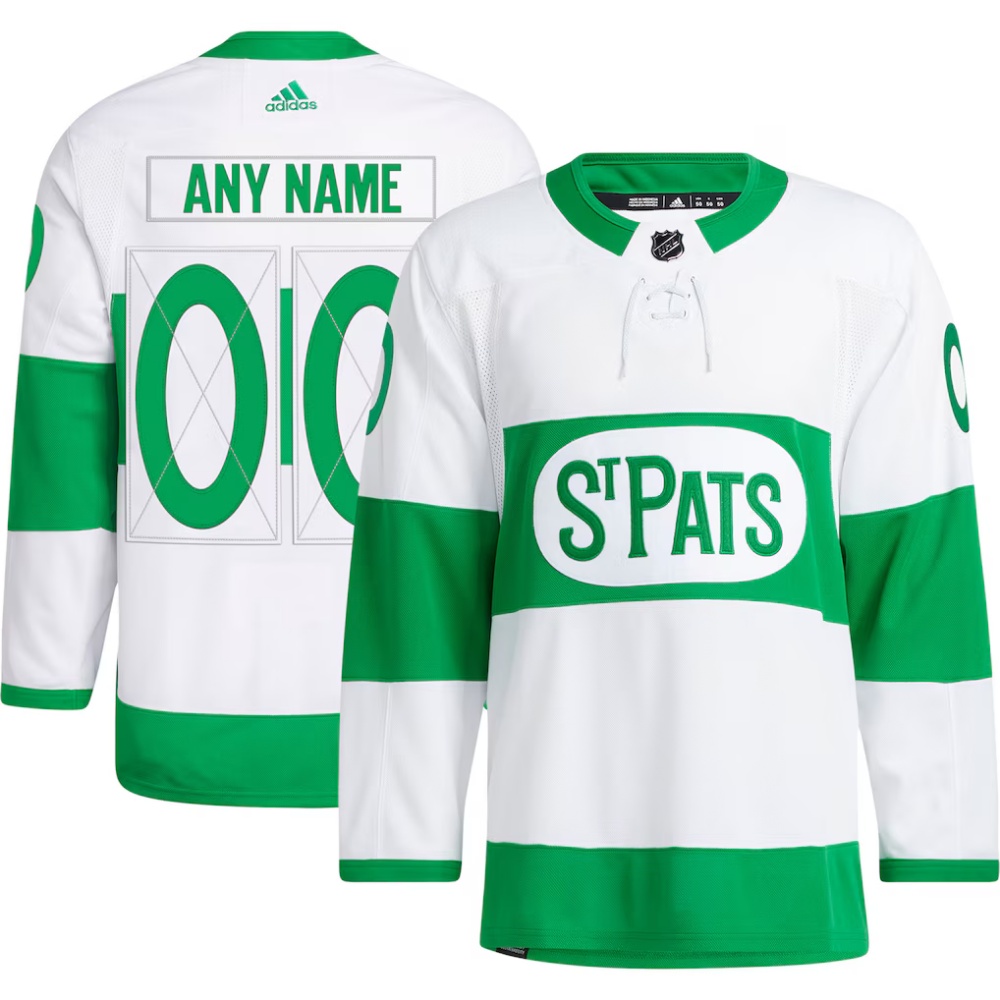 Custom Toronto Maple Leafs Adidas Retro Jersey