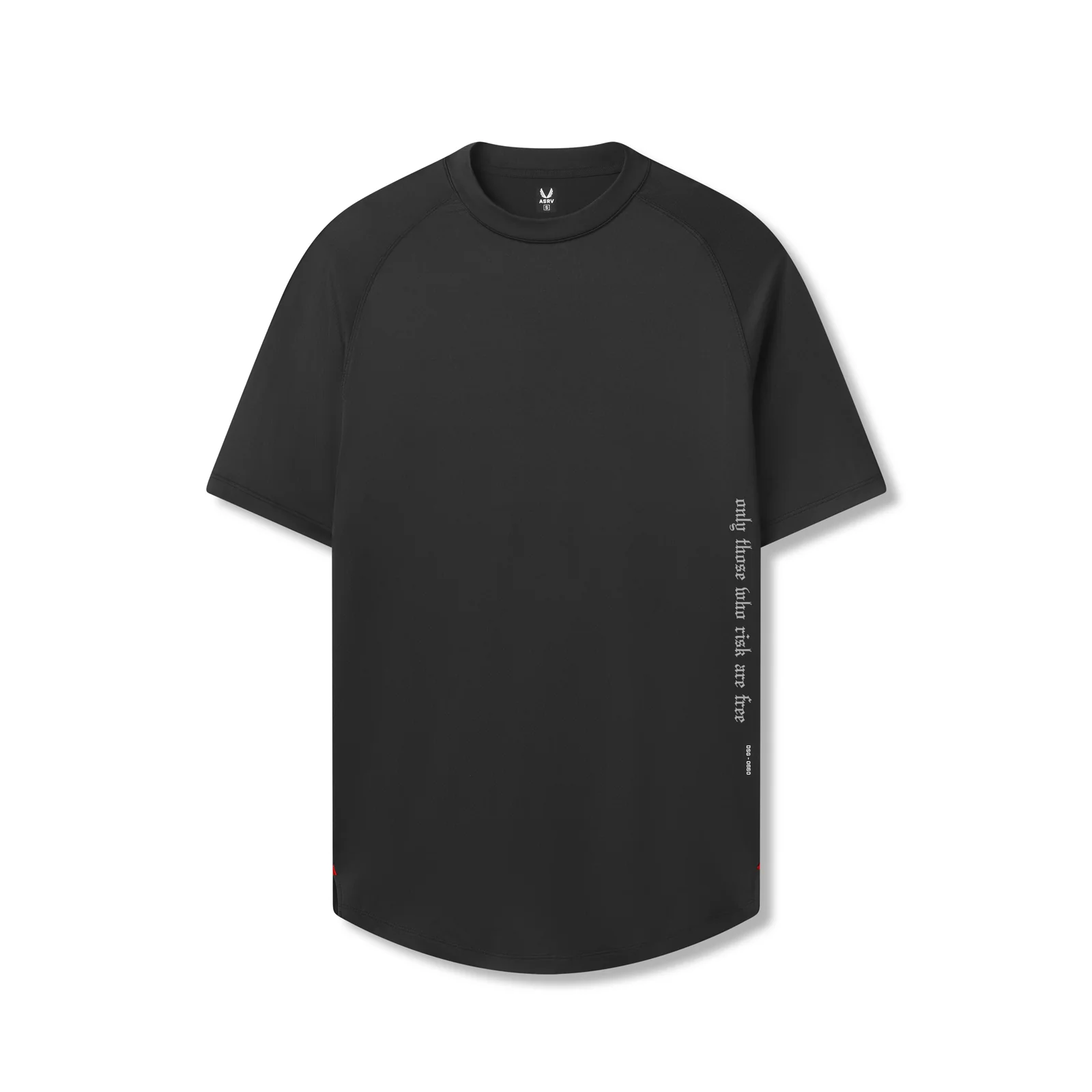 0660. AeroSilver Established Tee - Black 