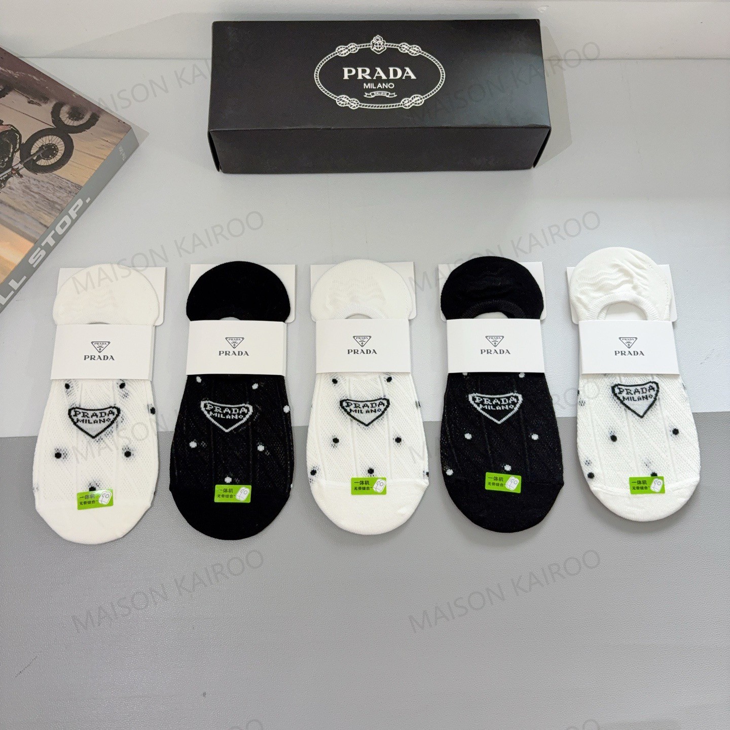 Prada Socks 5-Pack - KAIROO