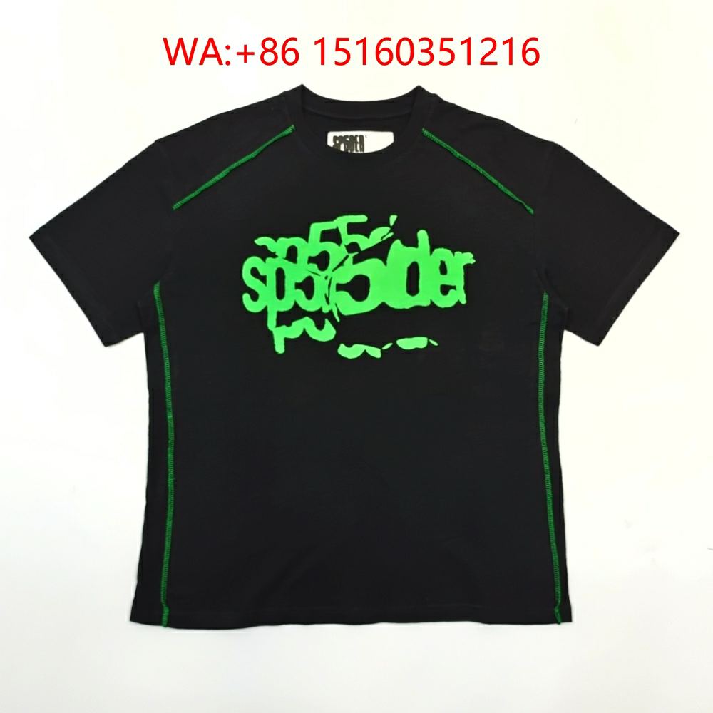 1:1 SP5DER WORLDWIDE T-shirt 01 Collection for men, Streetwear tee