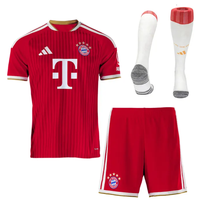 Kids Bayern Munich Home Jersey Suit & Socks 26/27