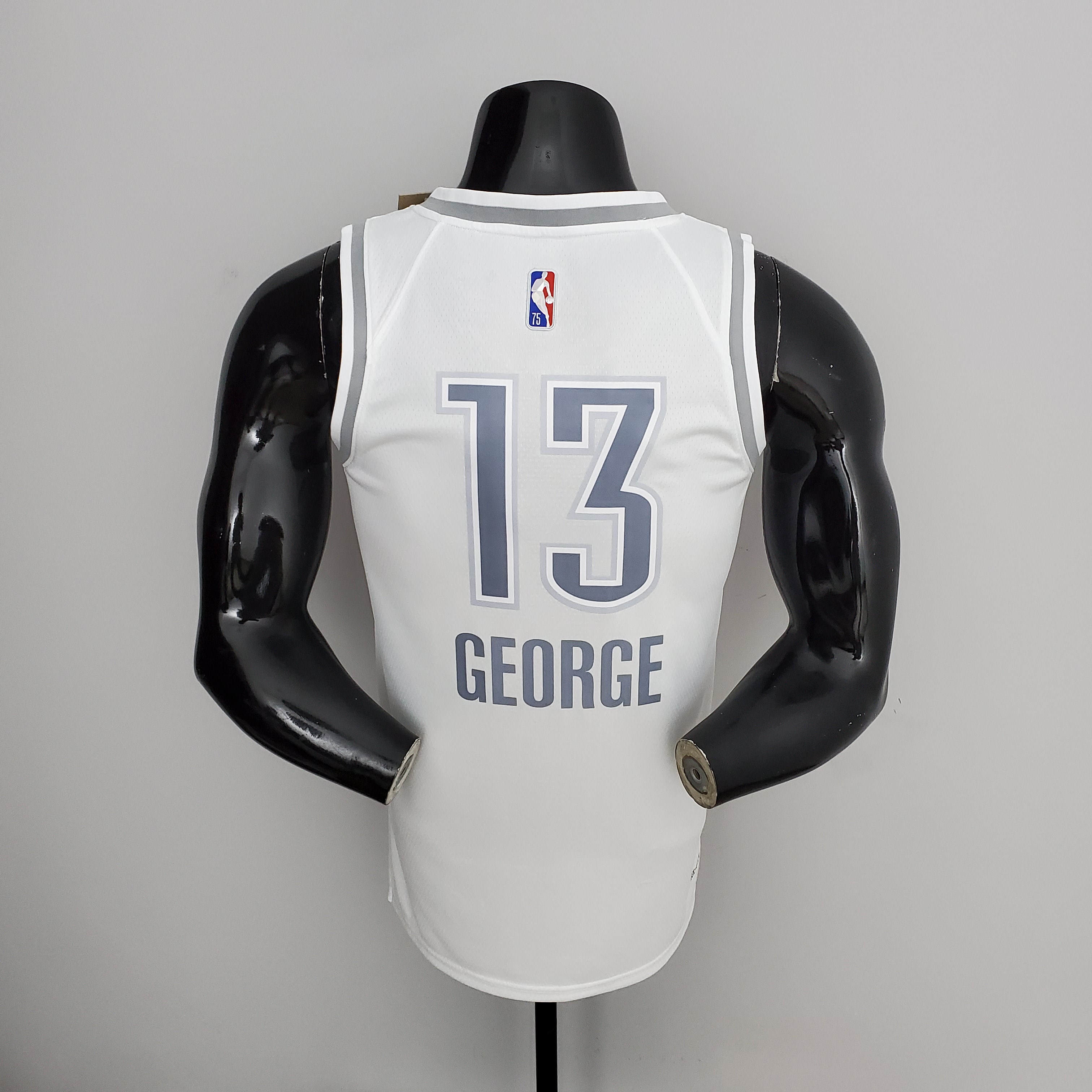 Paul George Oklahoma City Thunder 75th Anniversary 2022 City Edition Swingman Jersey White