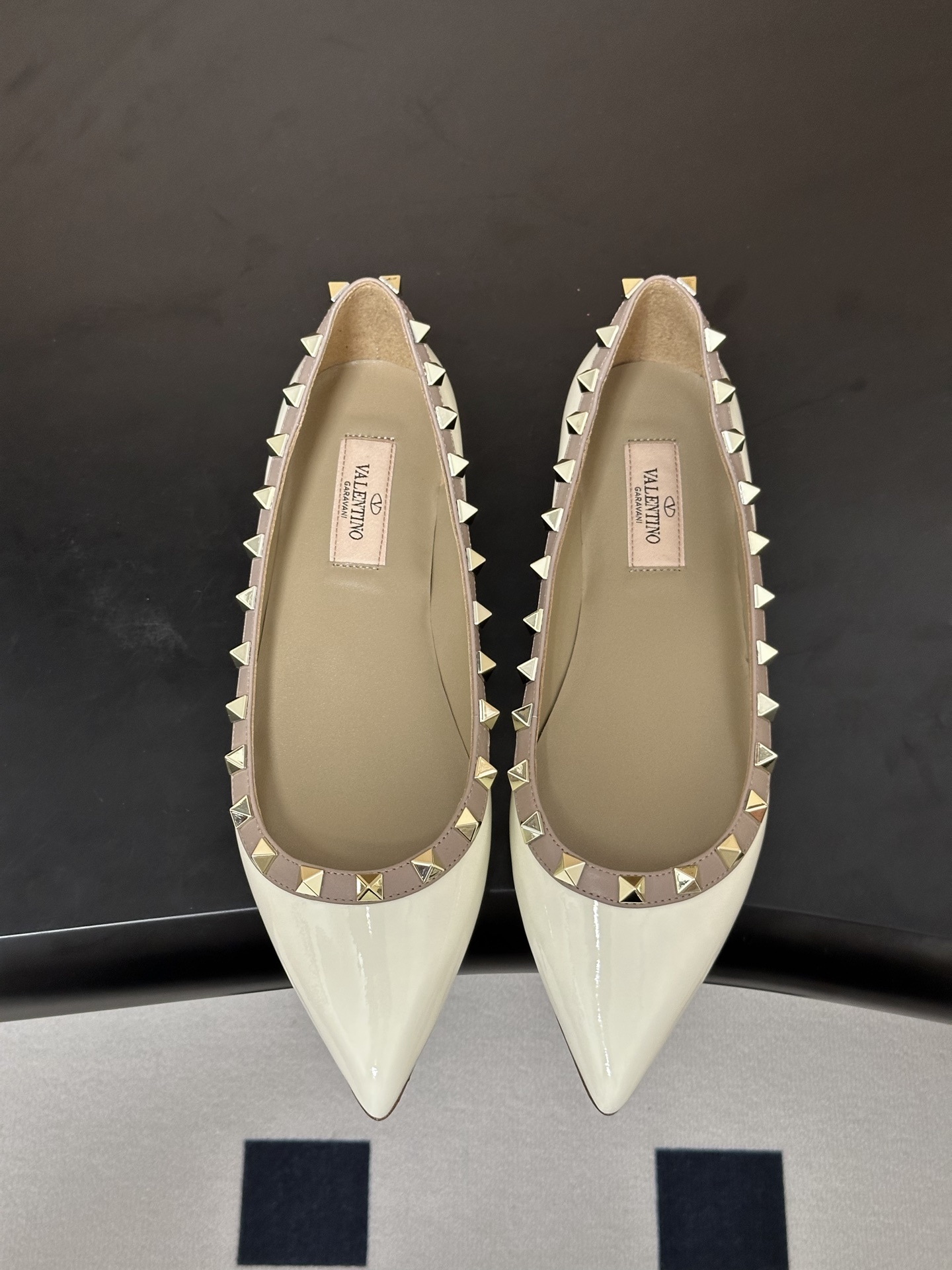 Valentino Rockstud Ballet Flat