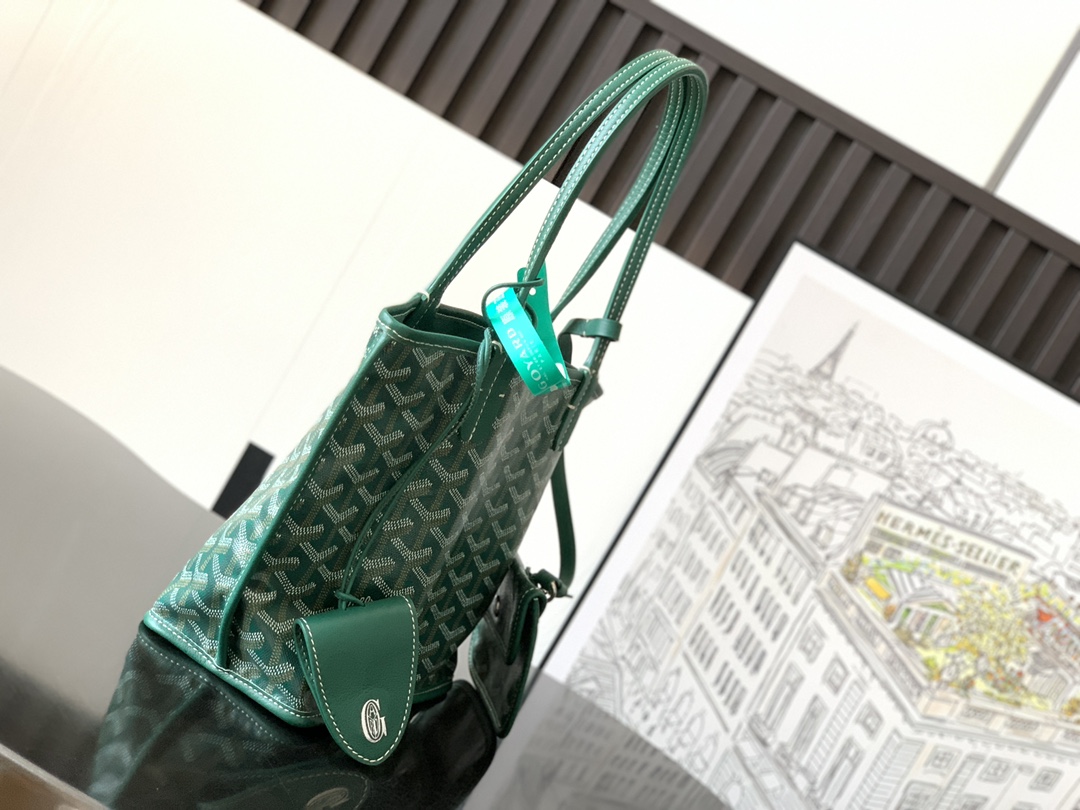 Goyard Anjou Mini Reversible Bag in Green