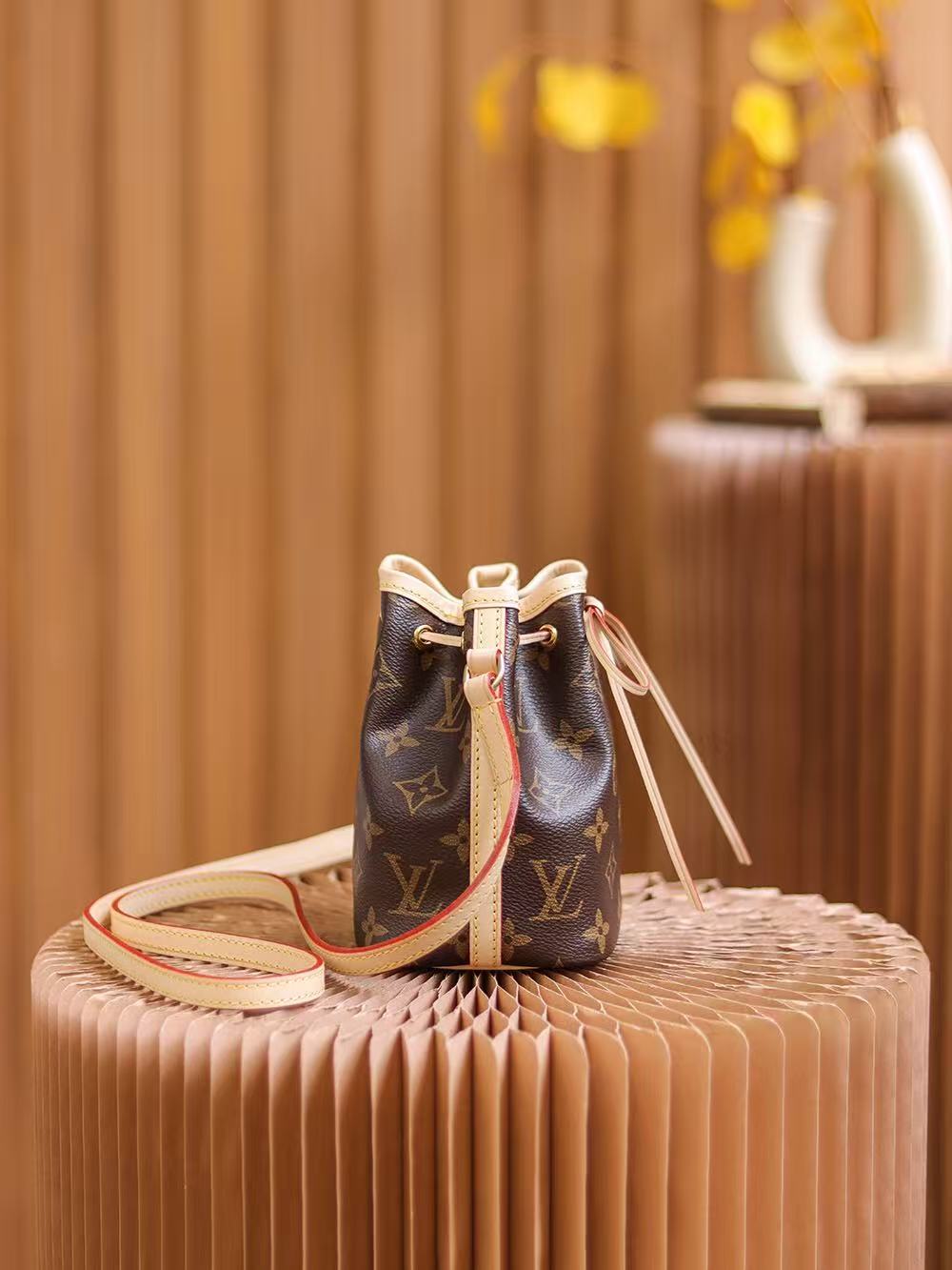 Louis Vuitton Classic Monogram Canvas Bucket Bag