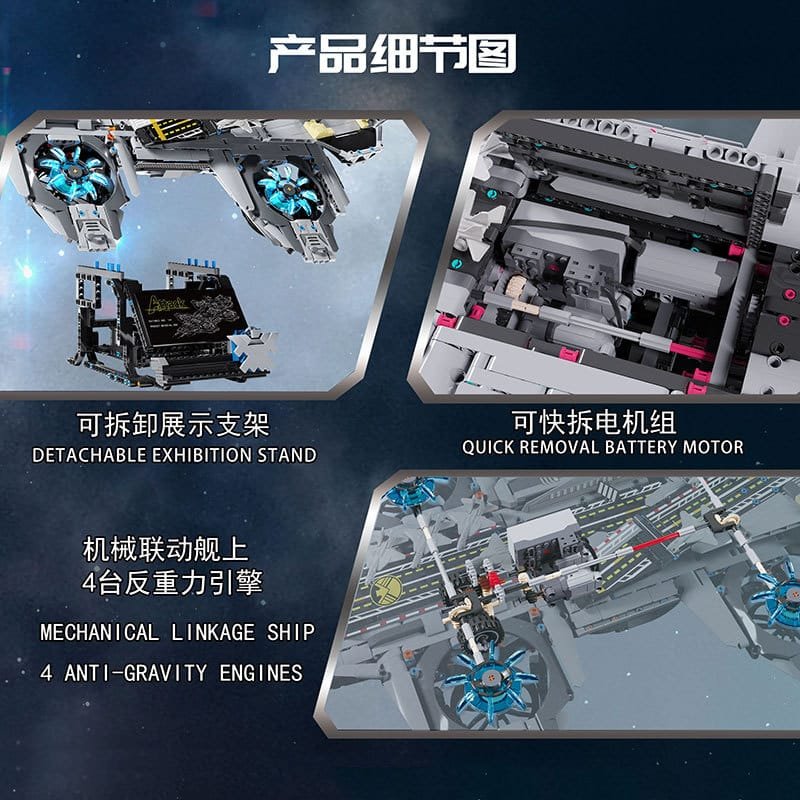 Kbox 10218 - The SHIELD Helicarrier(No Motor)