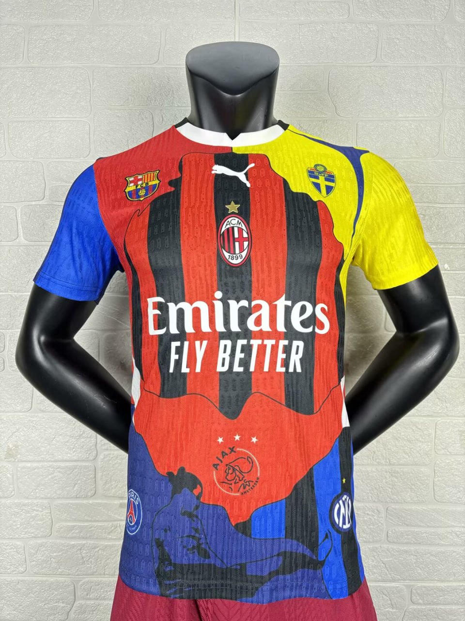 AC Milan Ibrahimović Man Player Jersey 25/26