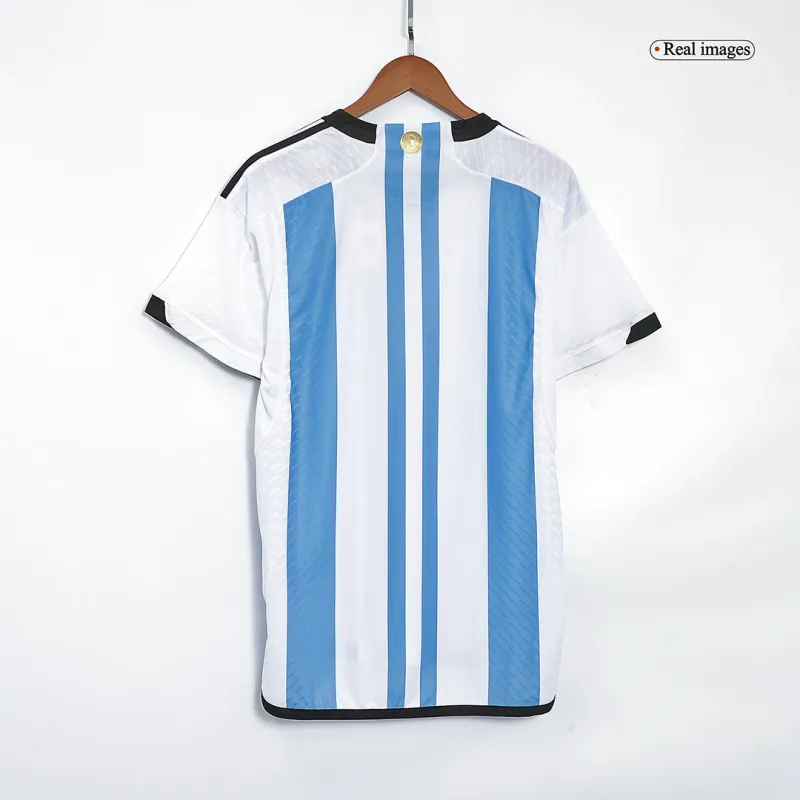 2022 Argentina World Cup Champion Edition 3 stars Home Jersey Player Version