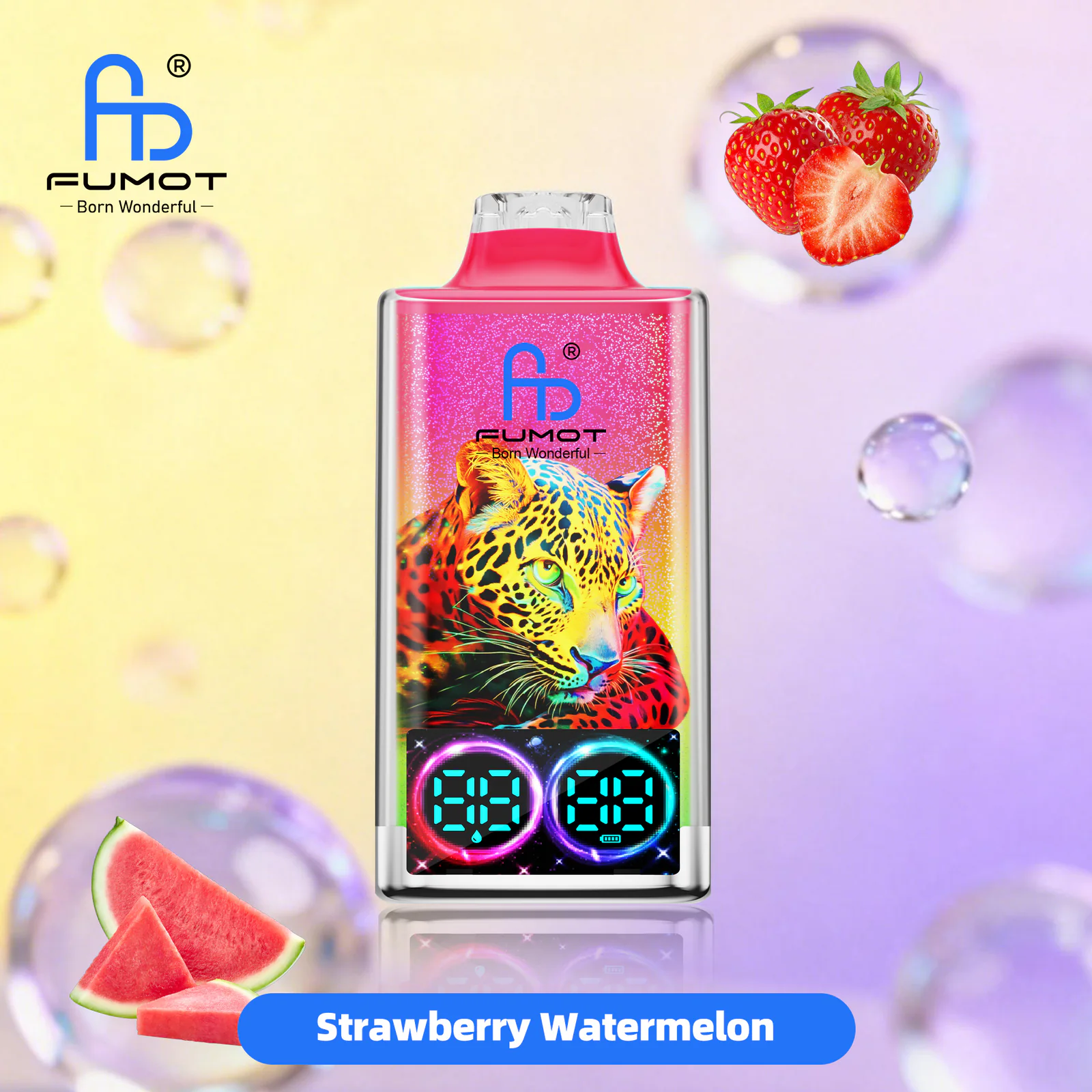 FUMOT Leopard 40K Disposable Vape – Strawberry Watermelon - Vaba Vape-Shop
