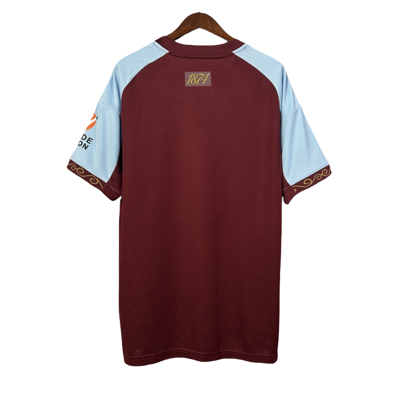 Aston Villa Home Football Jersey 2025-26 Fan version