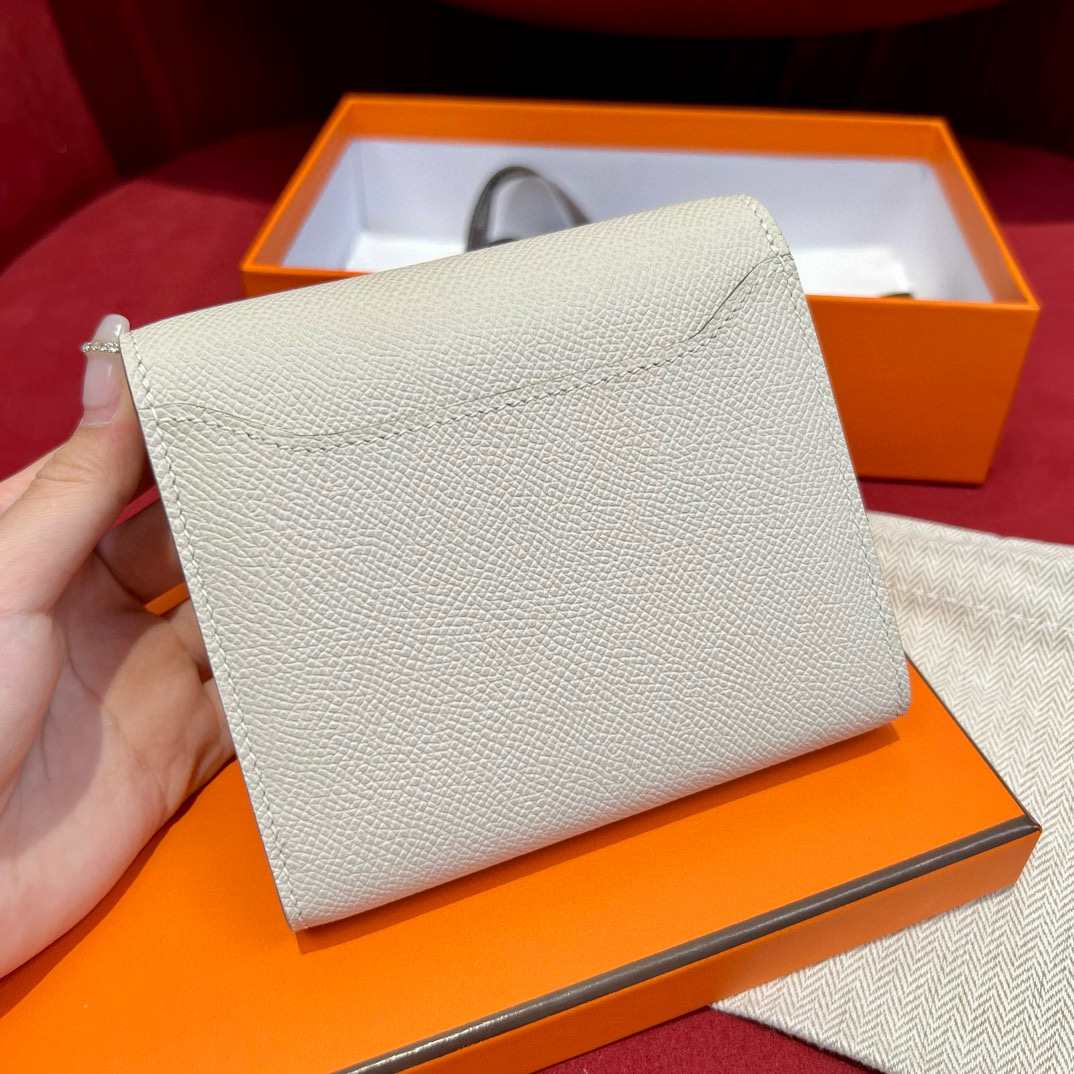 Hermes Craie Epsom Constance Short Wallet