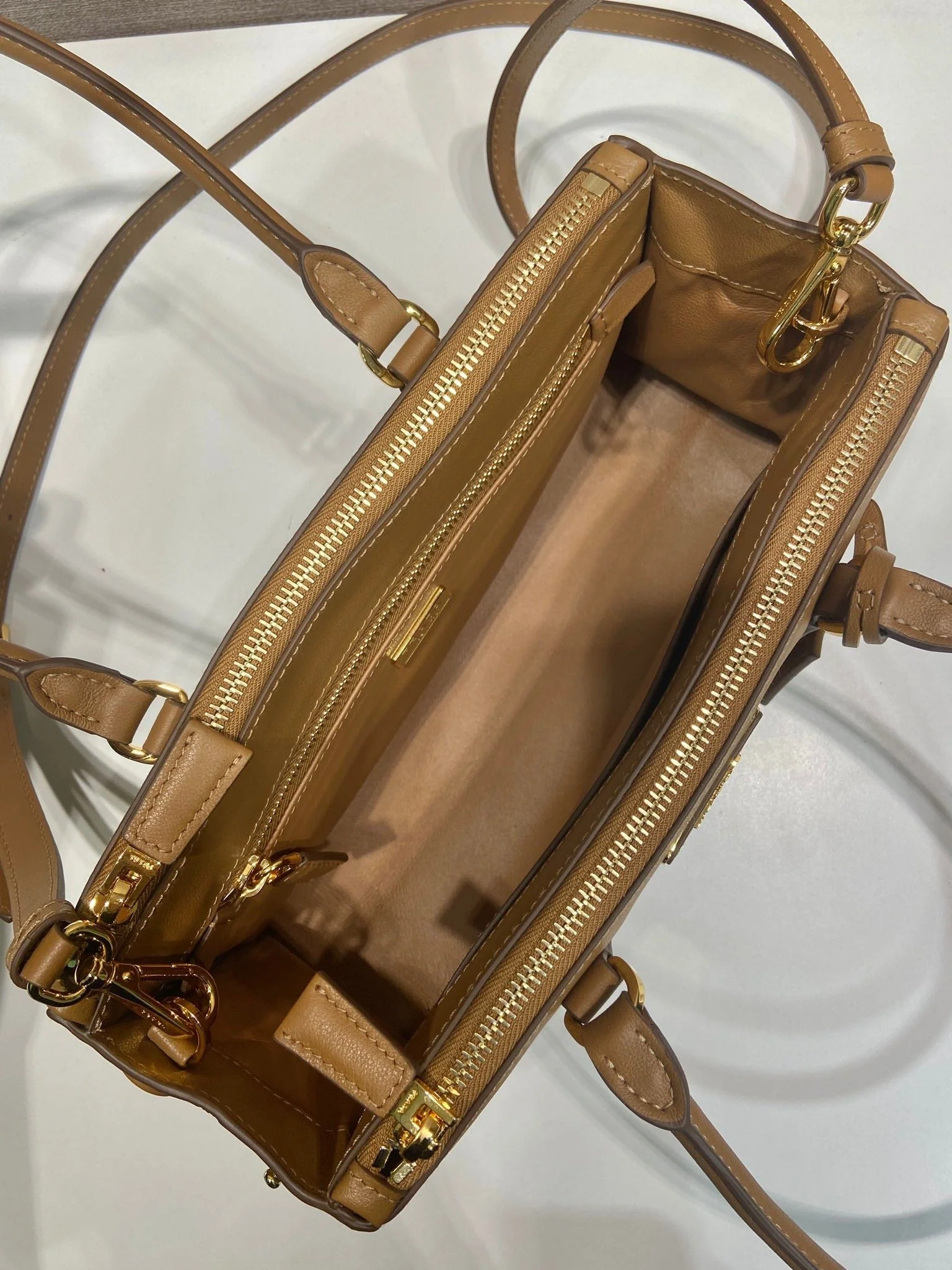 Prada PRA New killer bag brown calfskin 326426