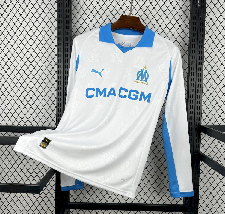 25/26 Olympique Marseille Home long sleeves Jersey