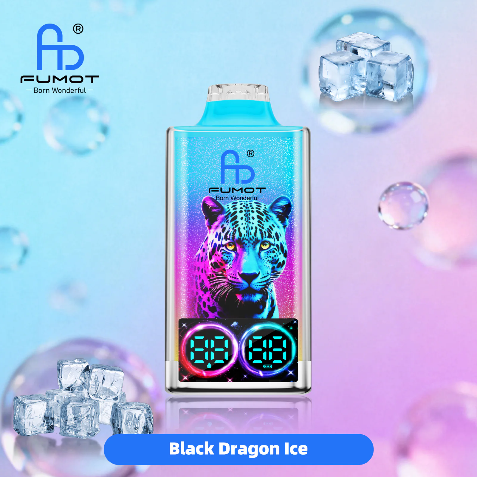 FUMOT Leopard 40K Disposable Vape – Black Dragon Ice - Vaba Vape-Shop