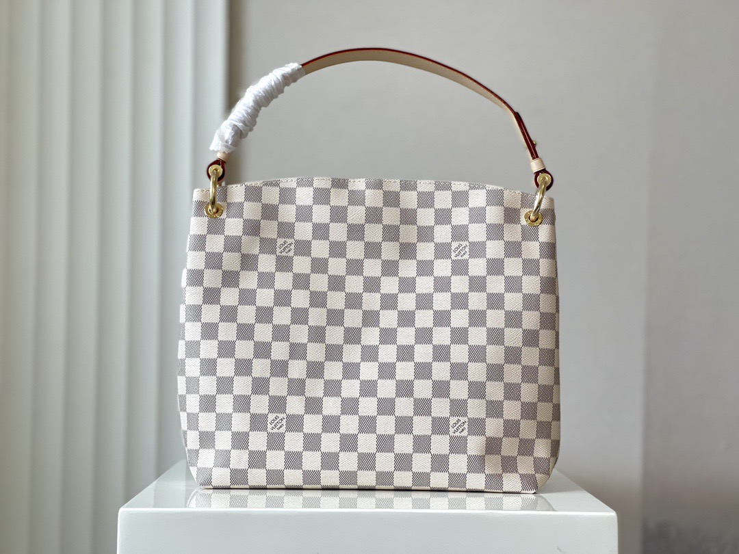 Louis Vuitton LV Damier Azur Coated Canvas Bag