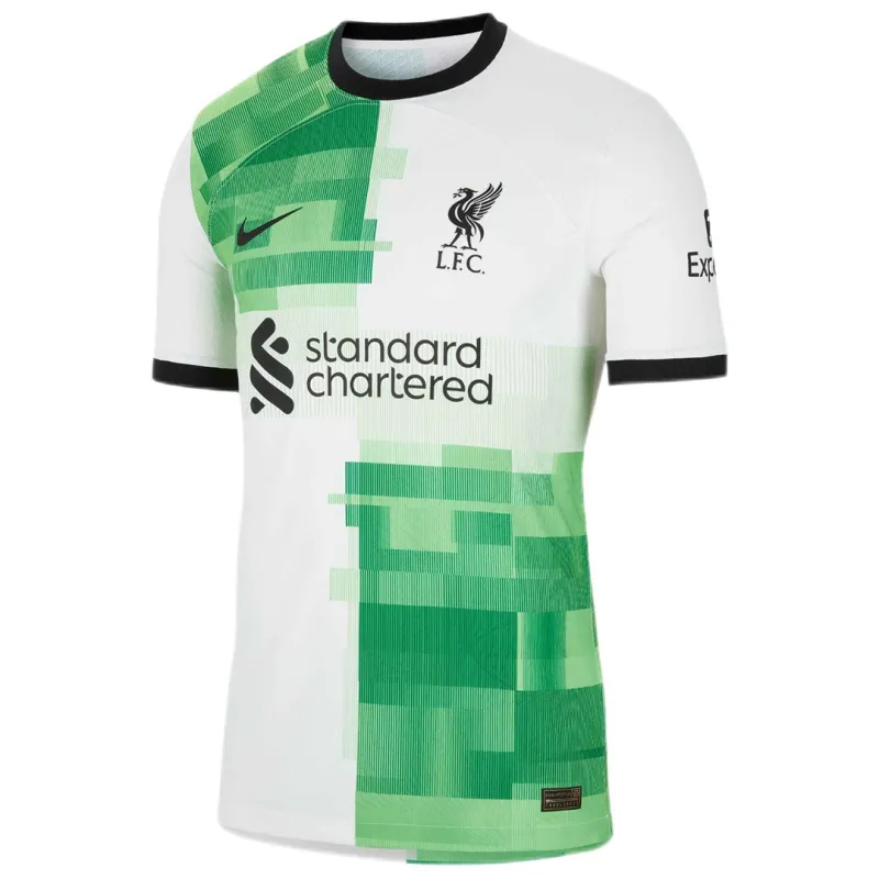 23-24 Liverpool Away white green black Soccer Jersey