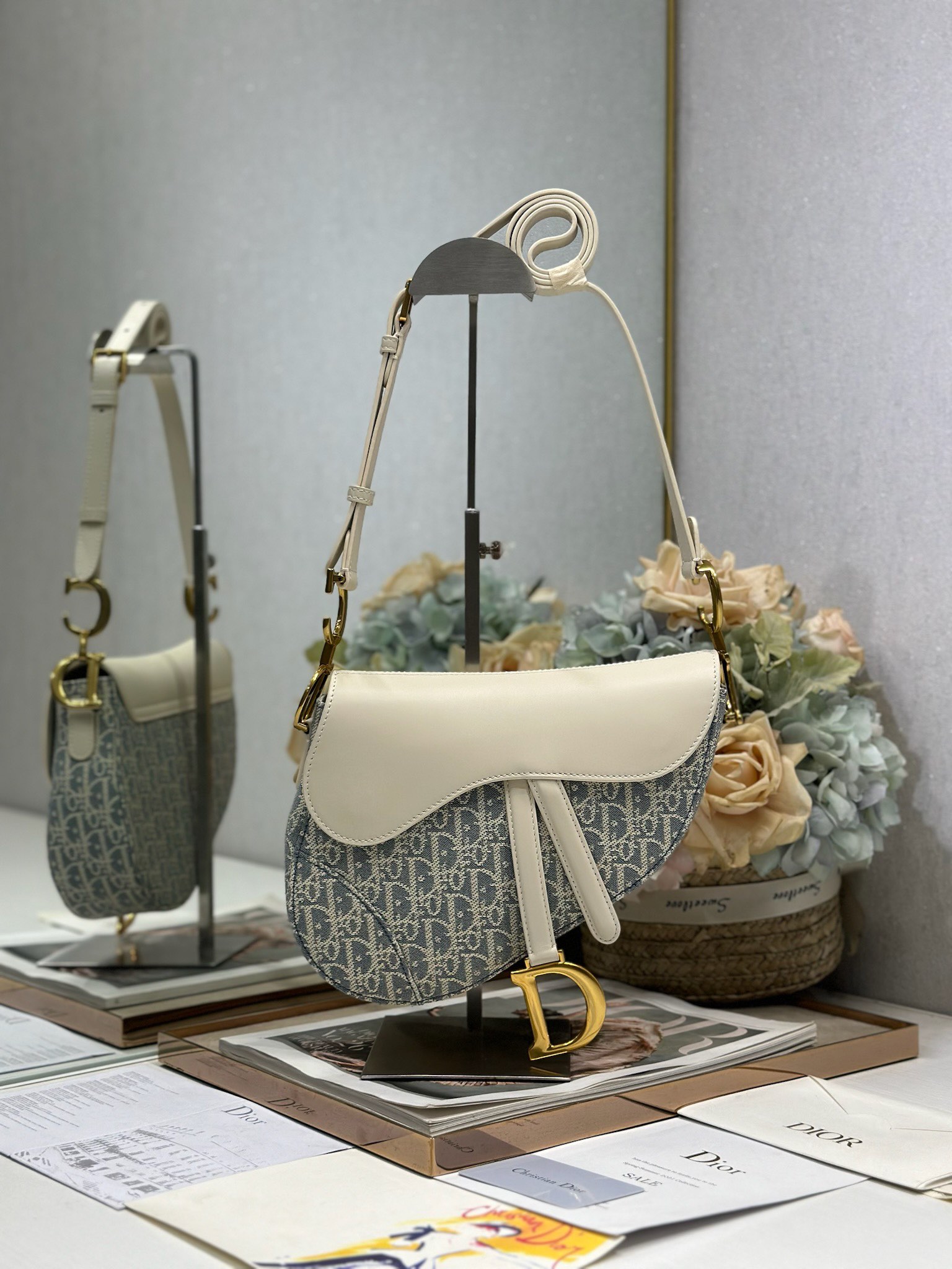 Dior Medium Soft Saddle Shoulder Bag