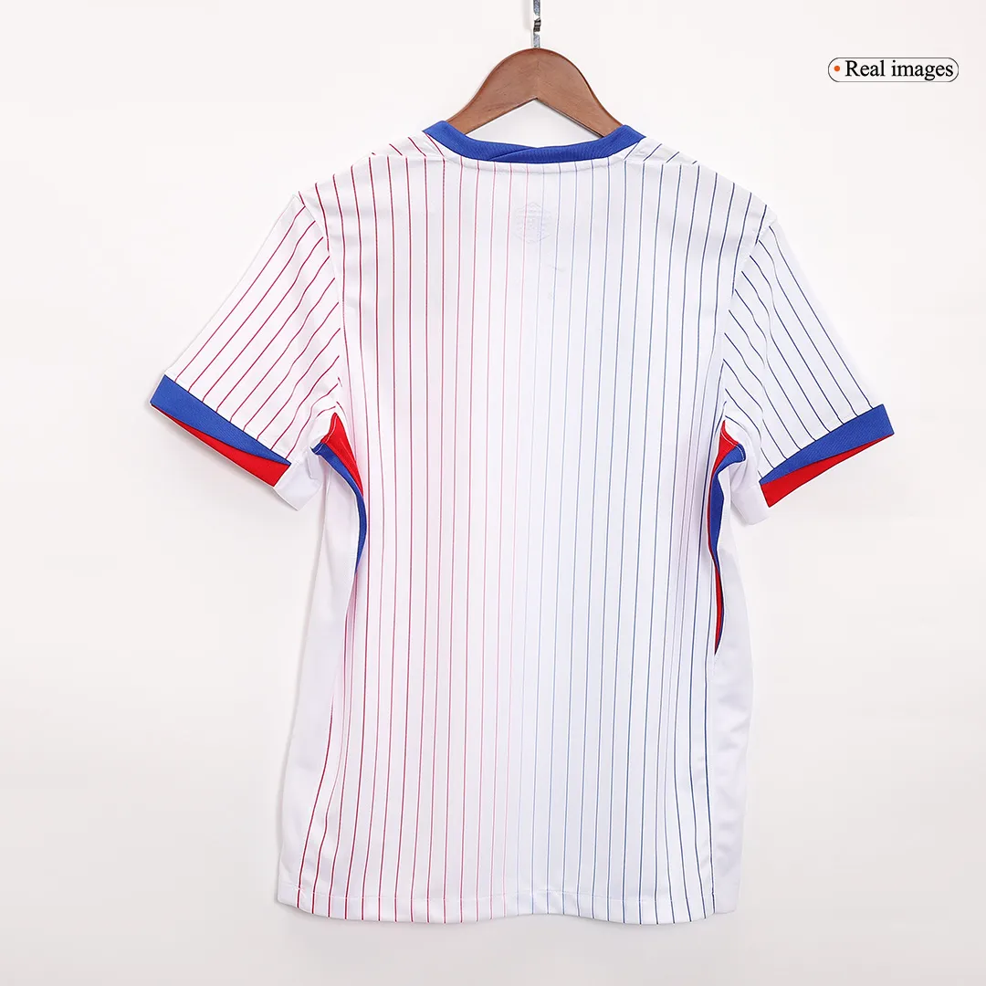 France Away Jersey Euro 2024 Soccer Apparel