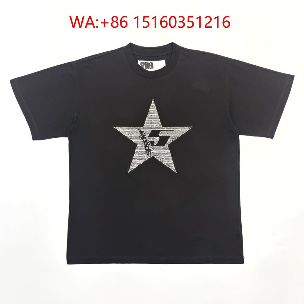 1:1 SP5DER WORLDWIDE T-shirt 01 Collection for men, Streetwear tee