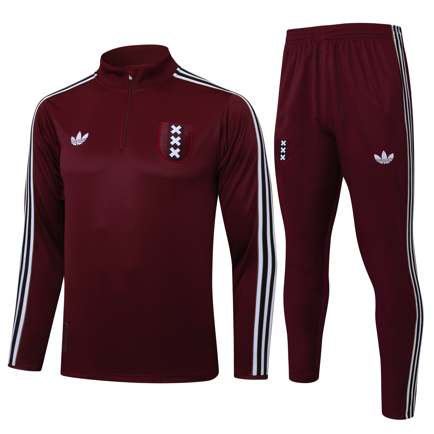 Adult/ Kids Ajax Half Zipper Training Suit B2540